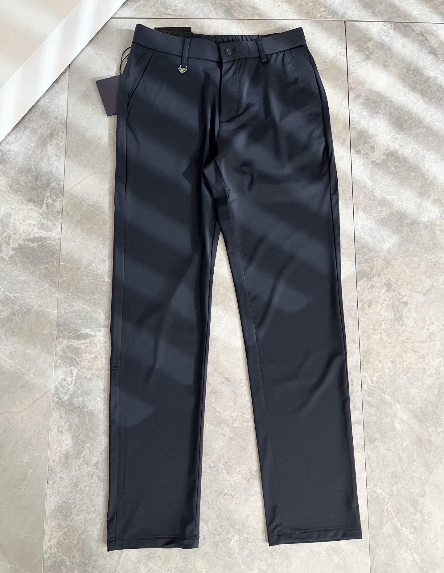 PRA*DA 普*达 2026春夏新款弹力混纺氨纶百搭休闲裤，男士经典商务休闲基础长裤西裤！贸易公司渠道