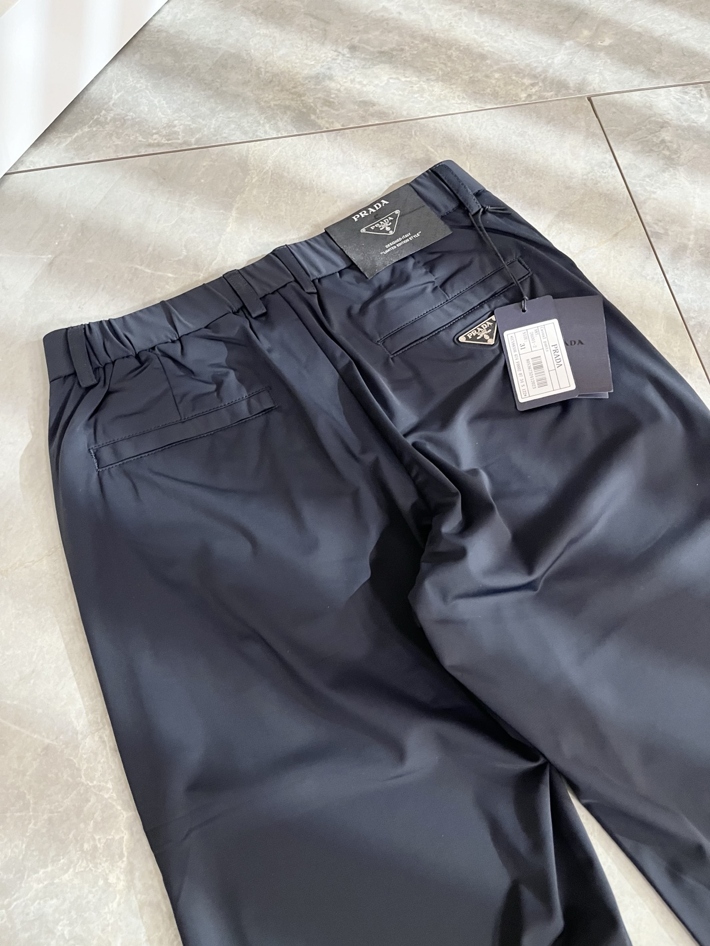 PRA*DA 普*达 2026春夏新款弹力混纺氨纶百搭休闲裤，男士经典商务休闲基础长裤西裤！贸易公司渠道