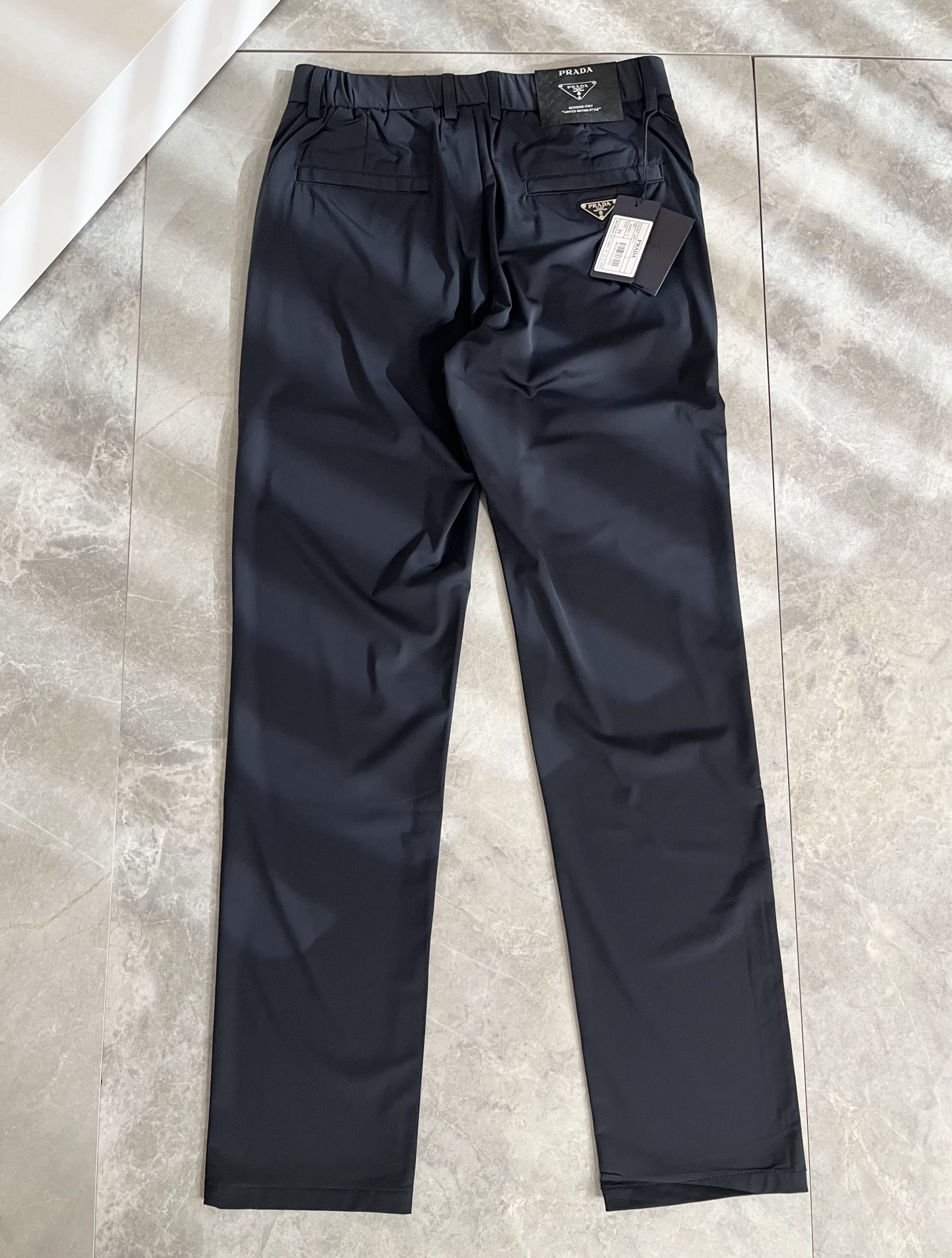 PRA*DA 普*达 2026春夏新款弹力混纺氨纶百搭休闲裤，男士经典商务休闲基础长裤西裤！贸易公司渠道