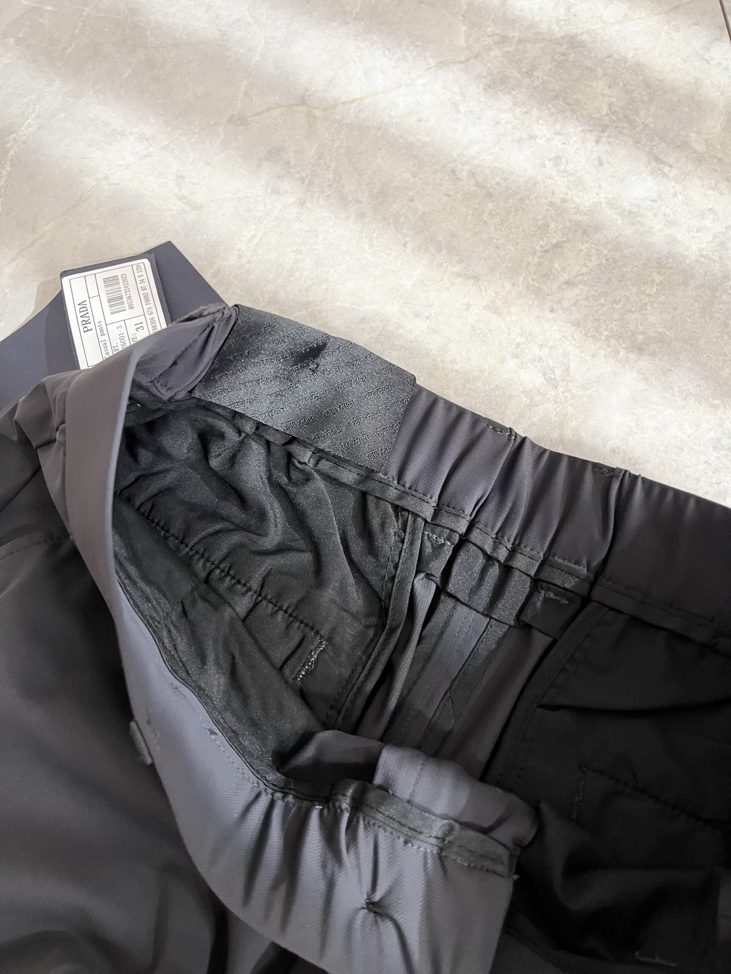 PRA*DA 普*达 2026春夏新款弹力混纺氨纶百搭休闲裤，男士经典商务休闲基础长裤西裤！贸易公司渠道