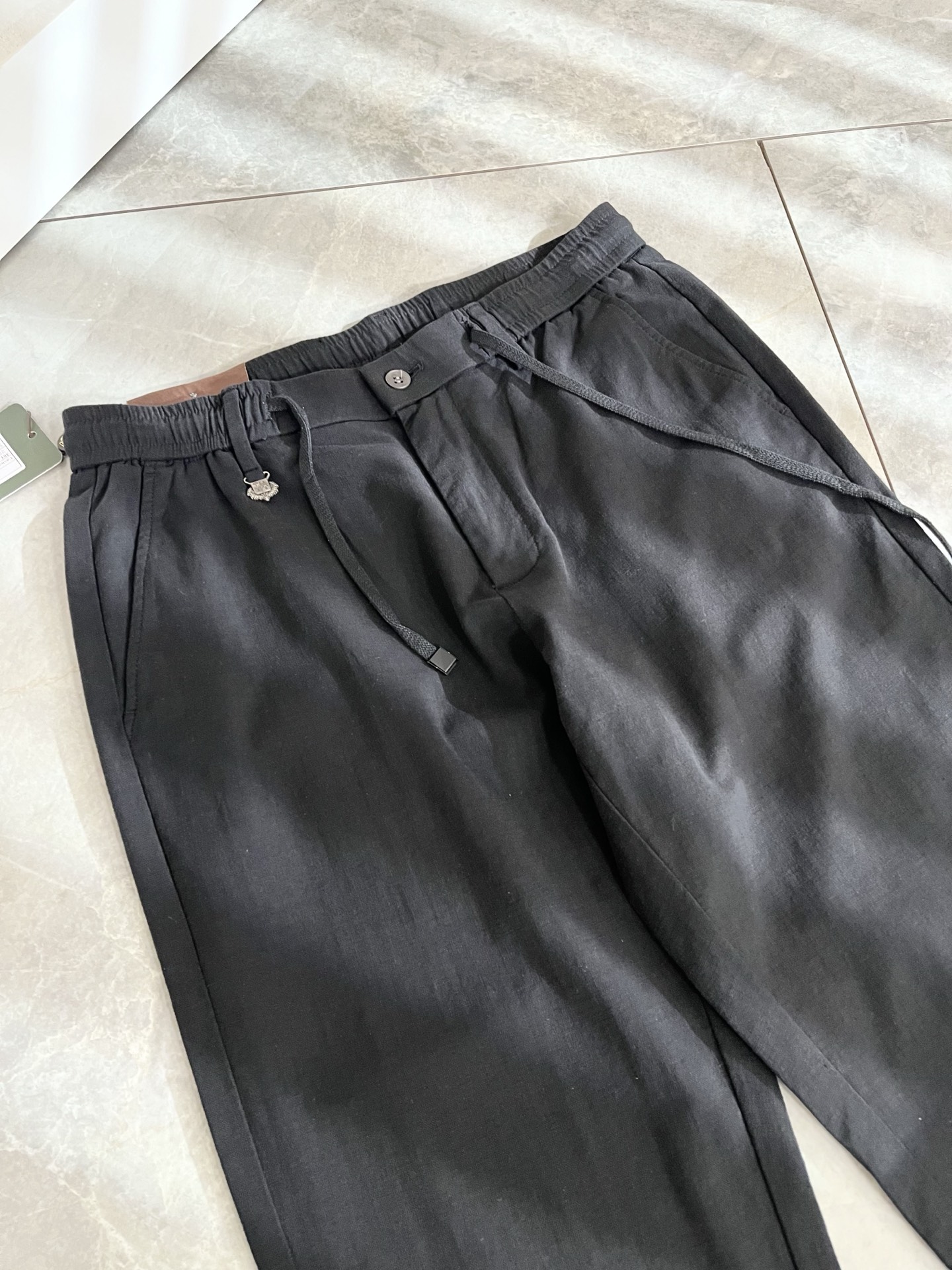 Loro Piana诺悠翩雅 2026春夏新品男士棉麻休闲裤，最新的贸易订单全品相！！网红款！上身舒适透