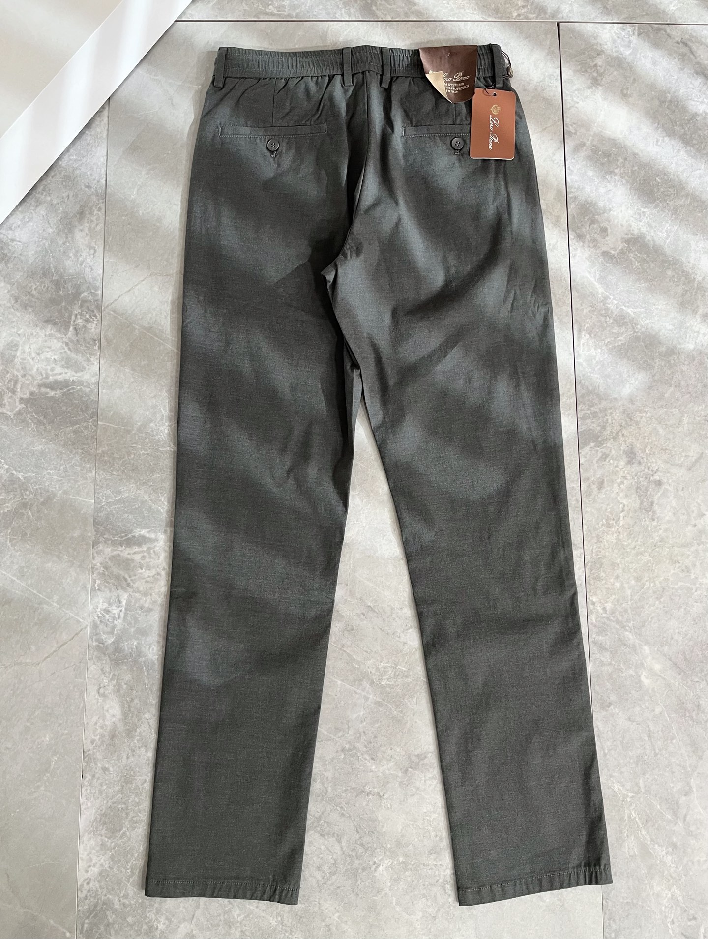 Loro Piana诺悠翩雅 2026春夏新品男士棉麻休闲裤，最新的贸易订单全品相！！网红款！上身舒适透