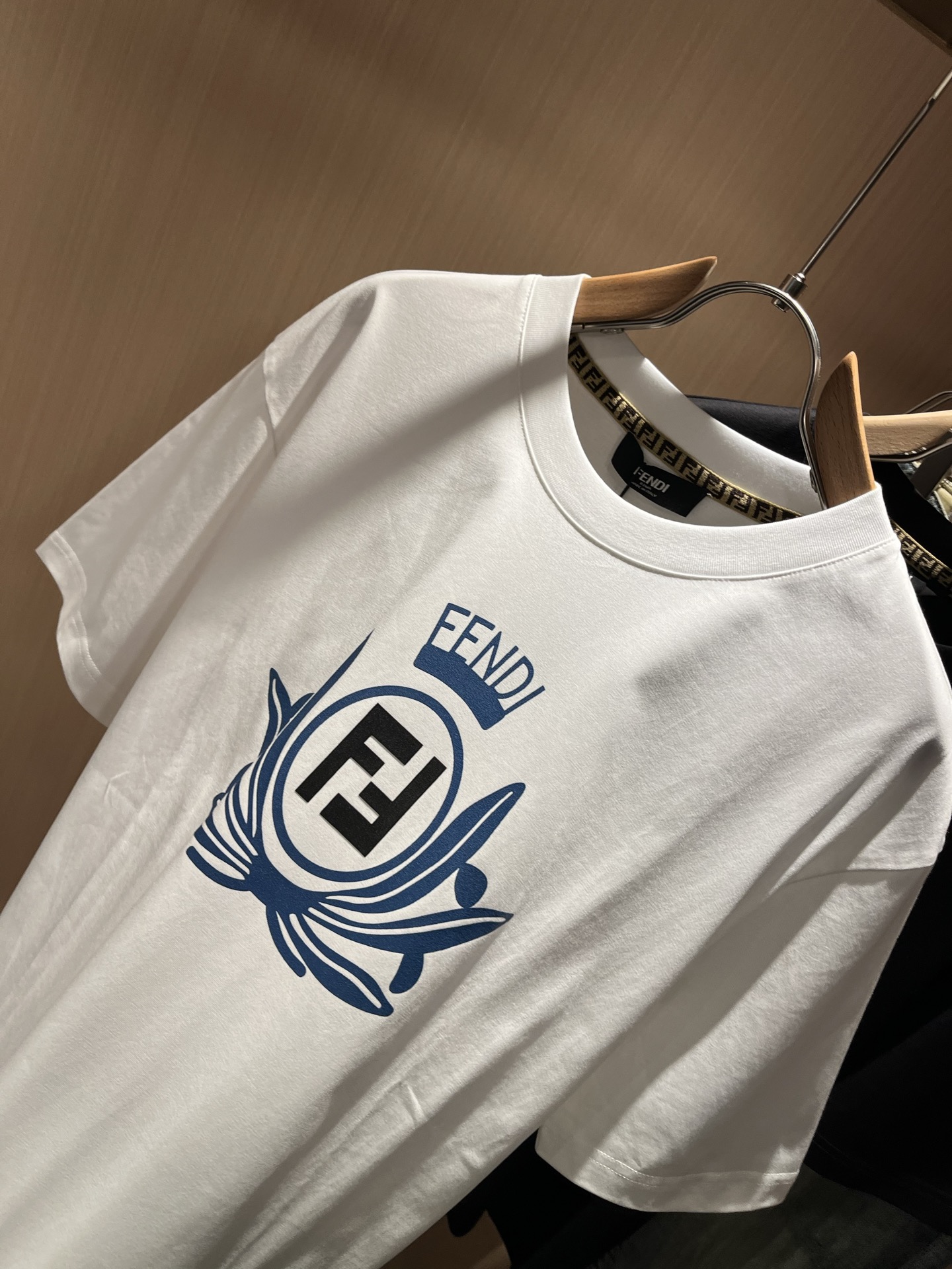 FEN*I 芬*迪2026春夏新款FD家族FF男女同款👫短袖T恤，男女同款👫百搭极简短袖。意大利原厂订单