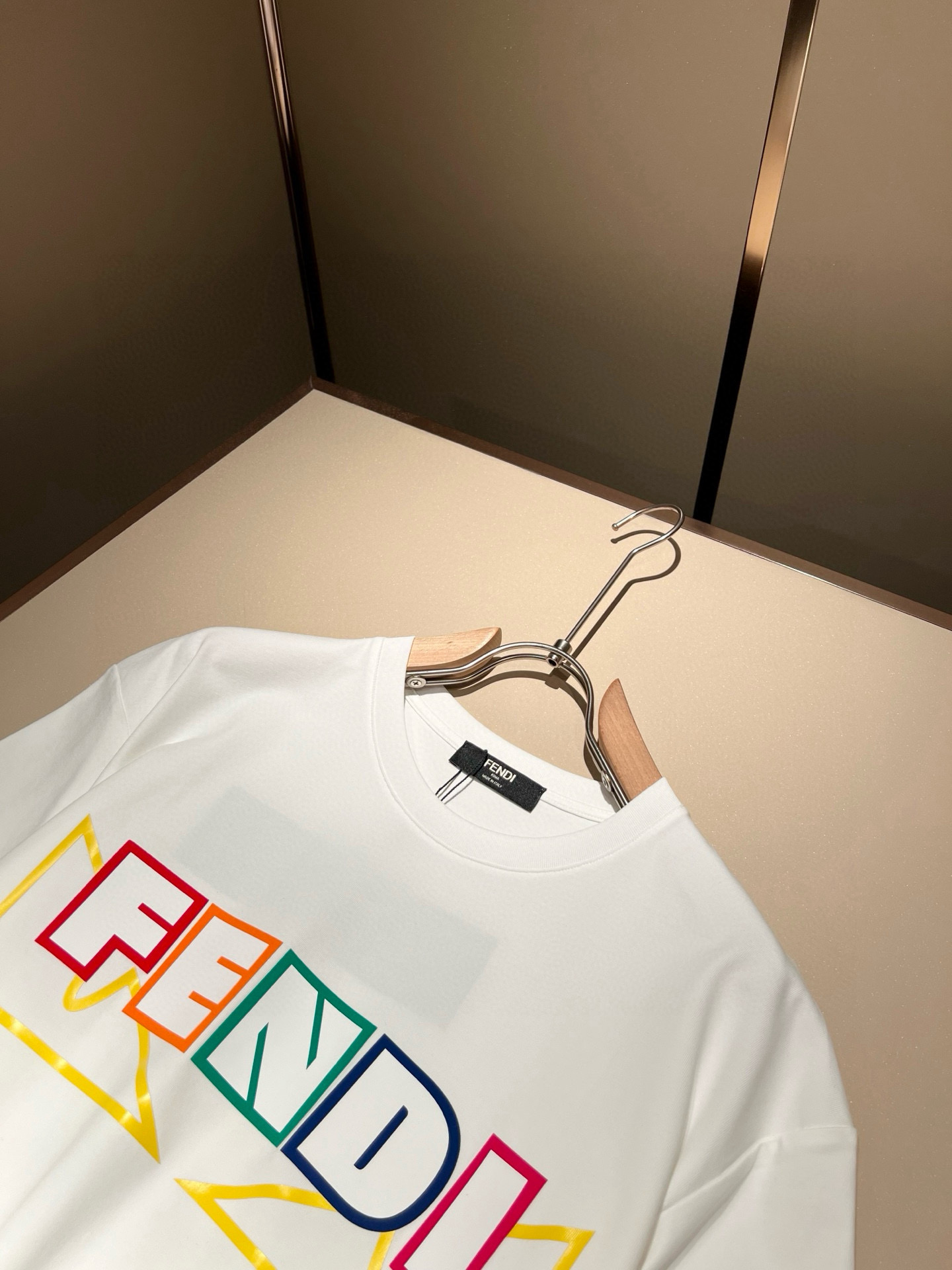 FEN*I 芬*迪2026春夏新款FD家族FF男女同款👫短袖T恤，男女同款👫百搭极简短袖。意大利原厂订单