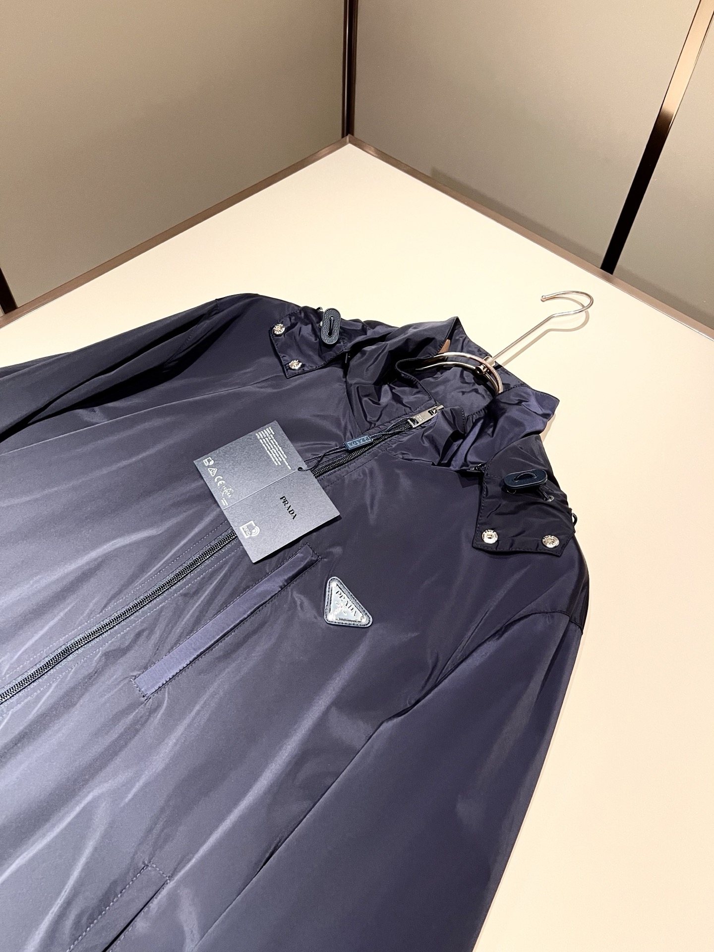 PRAD*A普*达2026春夏休闲夹克外套，最新时尚休闲拉链夹克，时尚夹克外套!贸易公司渠道稀出，同步官