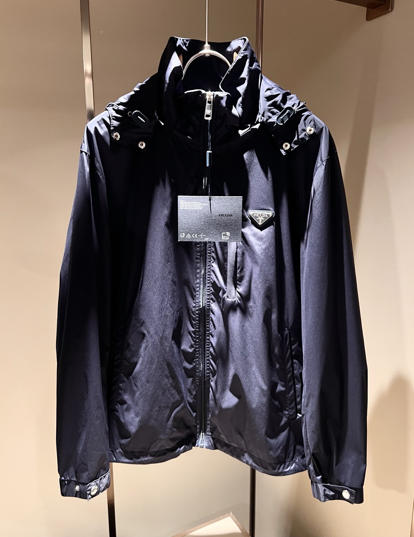 PRAD*A普*达2026春夏休闲夹克外套，最新时尚休闲拉链夹克，时尚夹克外套!贸易公司渠道稀出，同步官