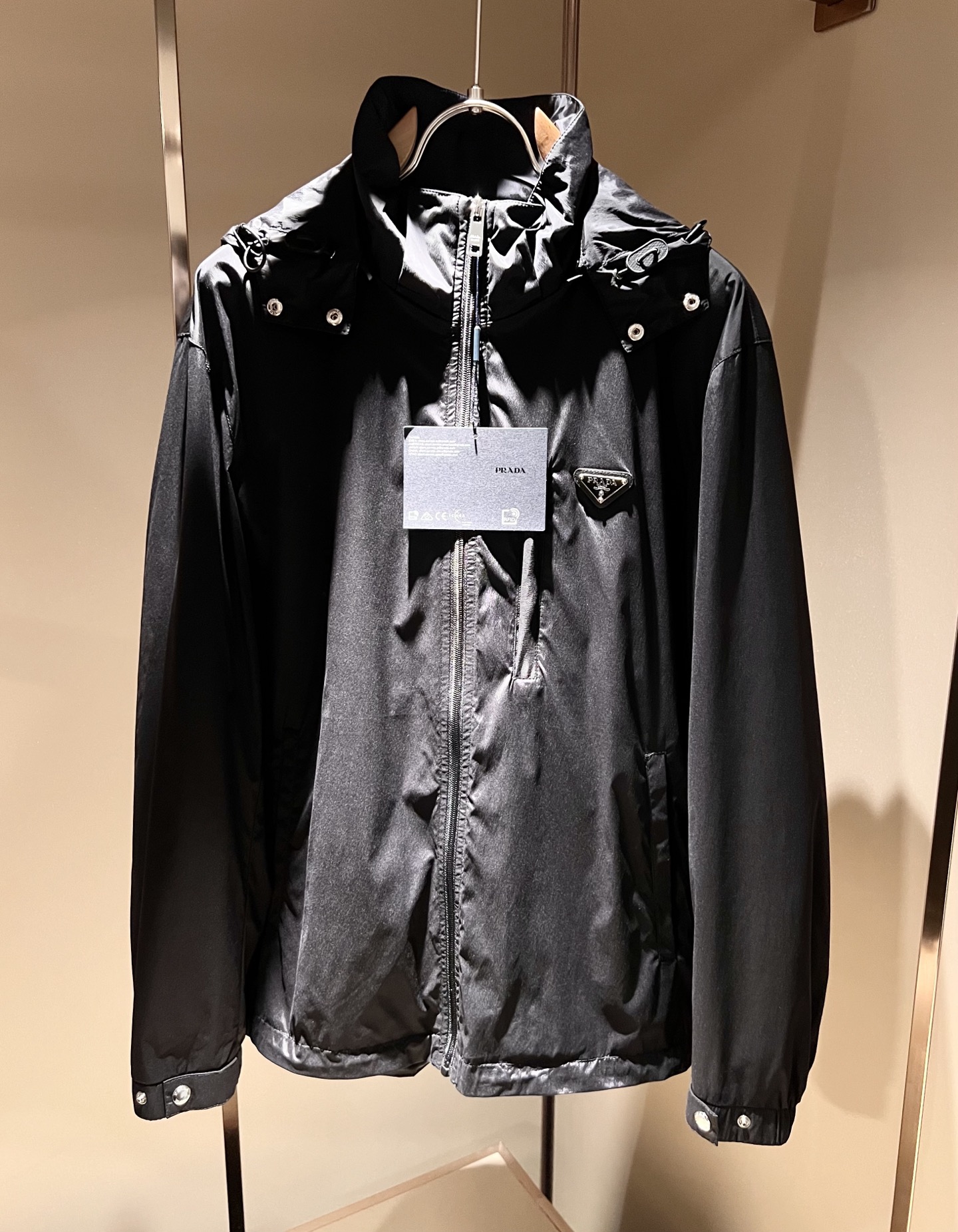 PRAD*A普*达2026春夏休闲夹克外套，最新时尚休闲拉链夹克，时尚夹克外套!贸易公司渠道稀出，同步官