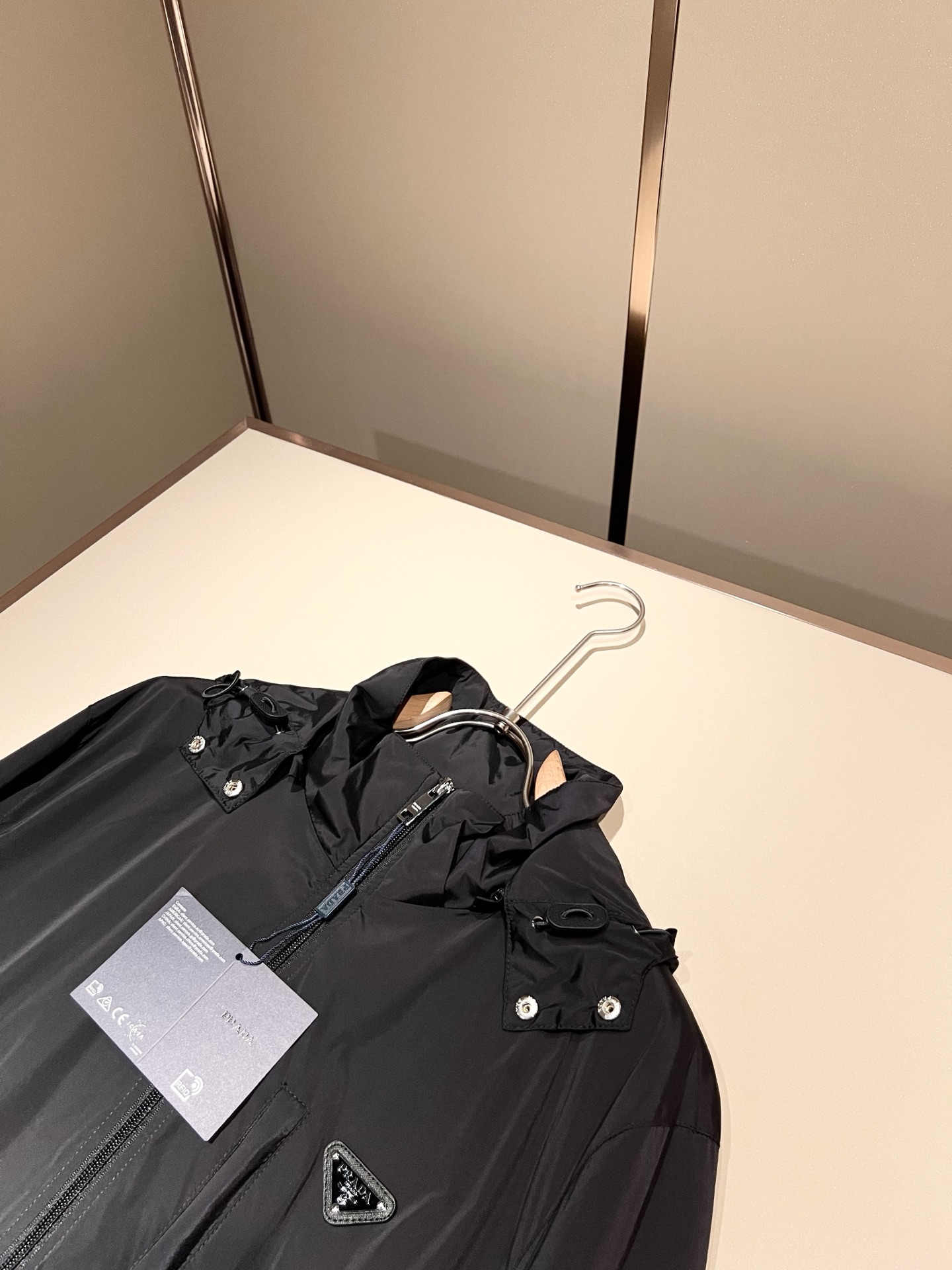 PRAD*A普*达2026春夏休闲夹克外套，最新时尚休闲拉链夹克，时尚夹克外套!贸易公司渠道稀出，同步官