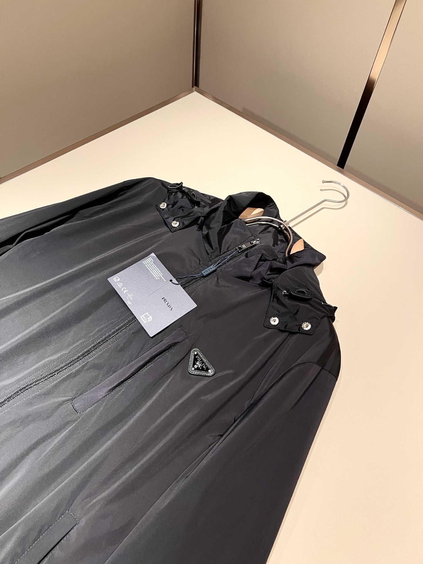 PRAD*A普*达2026春夏休闲夹克外套，最新时尚休闲拉链夹克，时尚夹克外套!贸易公司渠道稀出，同步官