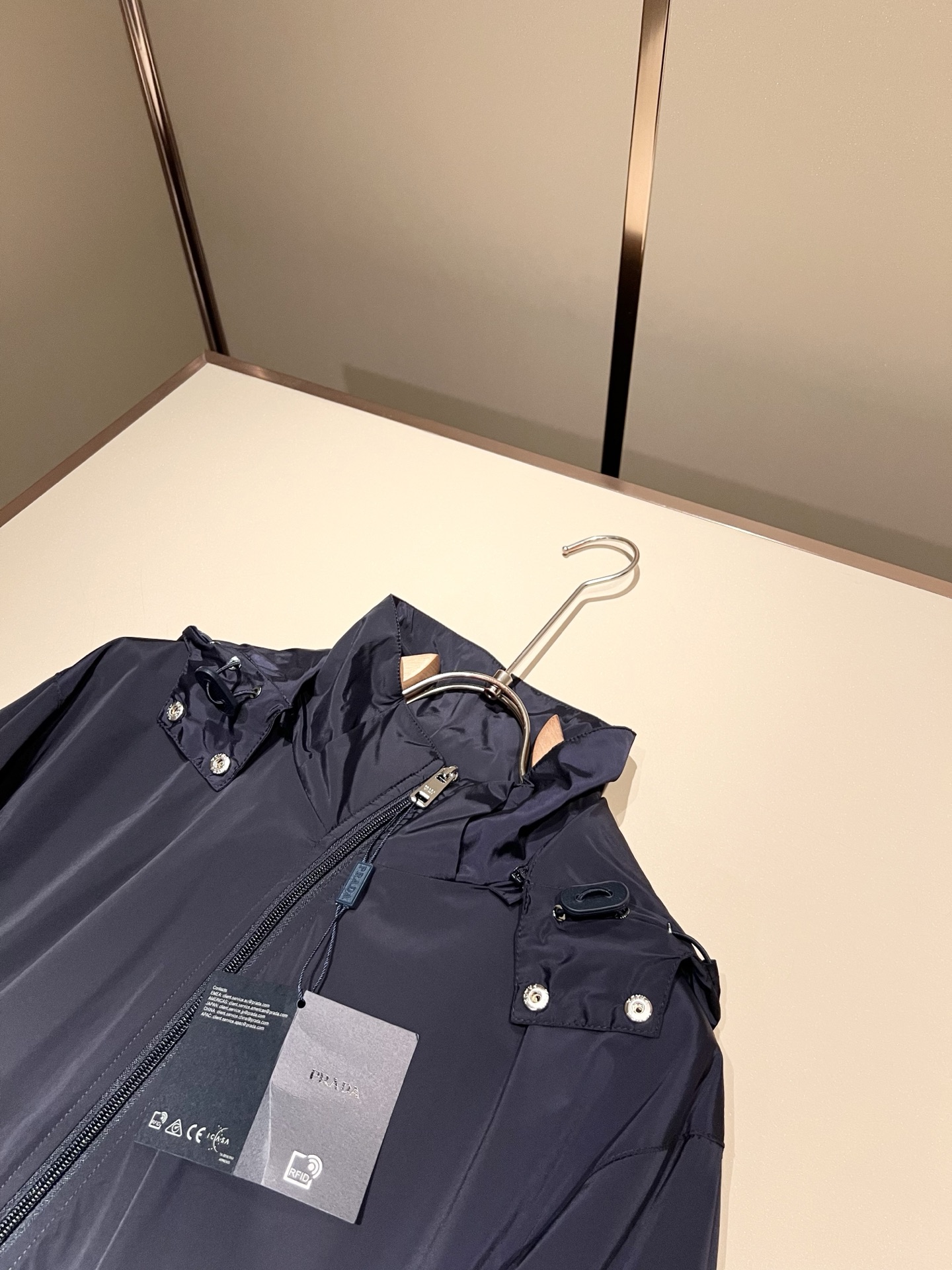 PRAD*A普*达2026春夏休闲夹克外套，最新时尚休闲拉链夹克，时尚夹克外套!贸易公司渠道稀出，同步官