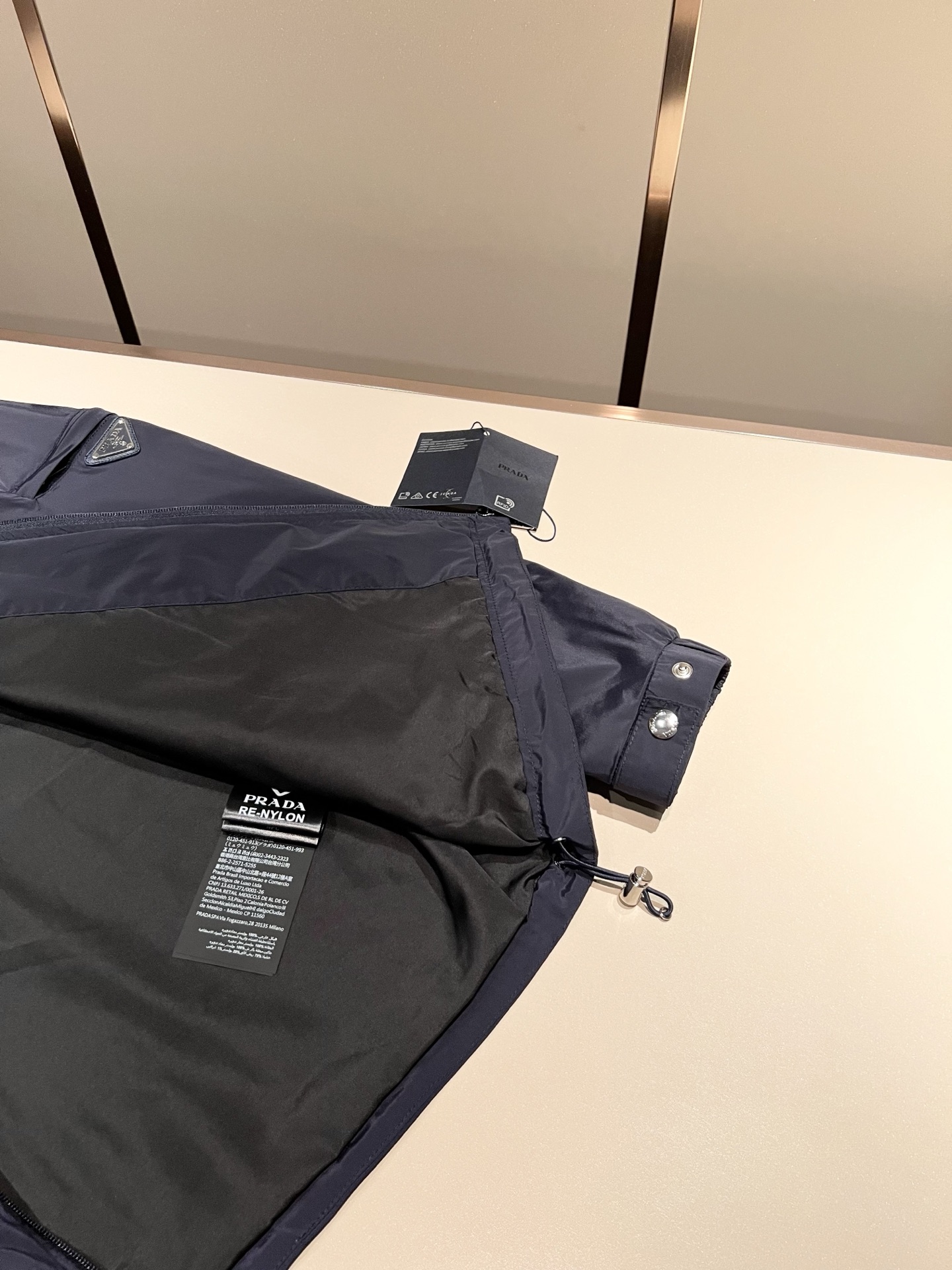 PRAD*A普*达2026春夏休闲夹克外套，最新时尚休闲拉链夹克，时尚夹克外套!贸易公司渠道稀出，同步官