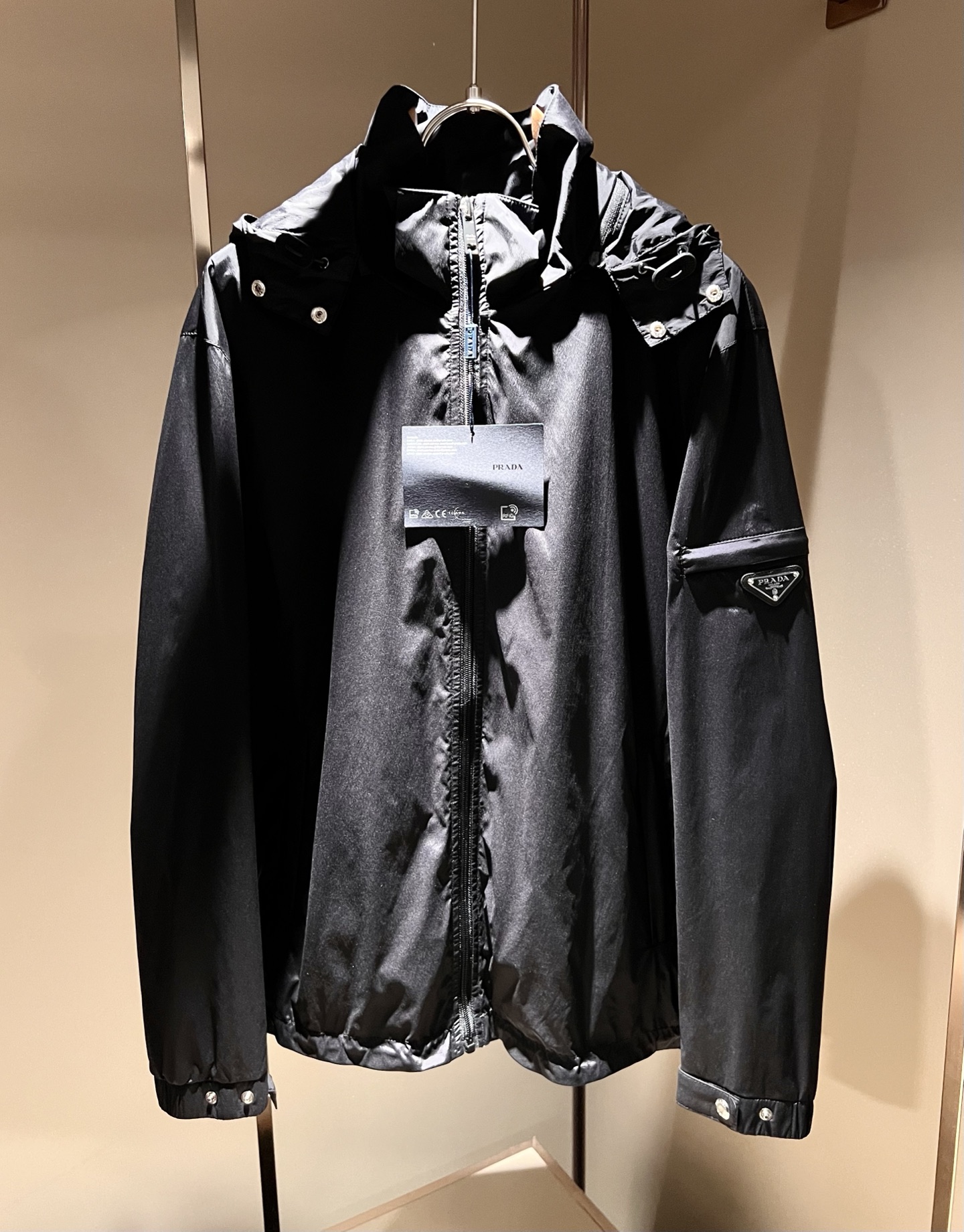 PRAD*A普*达2026春夏休闲夹克外套，最新时尚休闲拉链夹克，时尚夹克外套!贸易公司渠道稀出，同步官