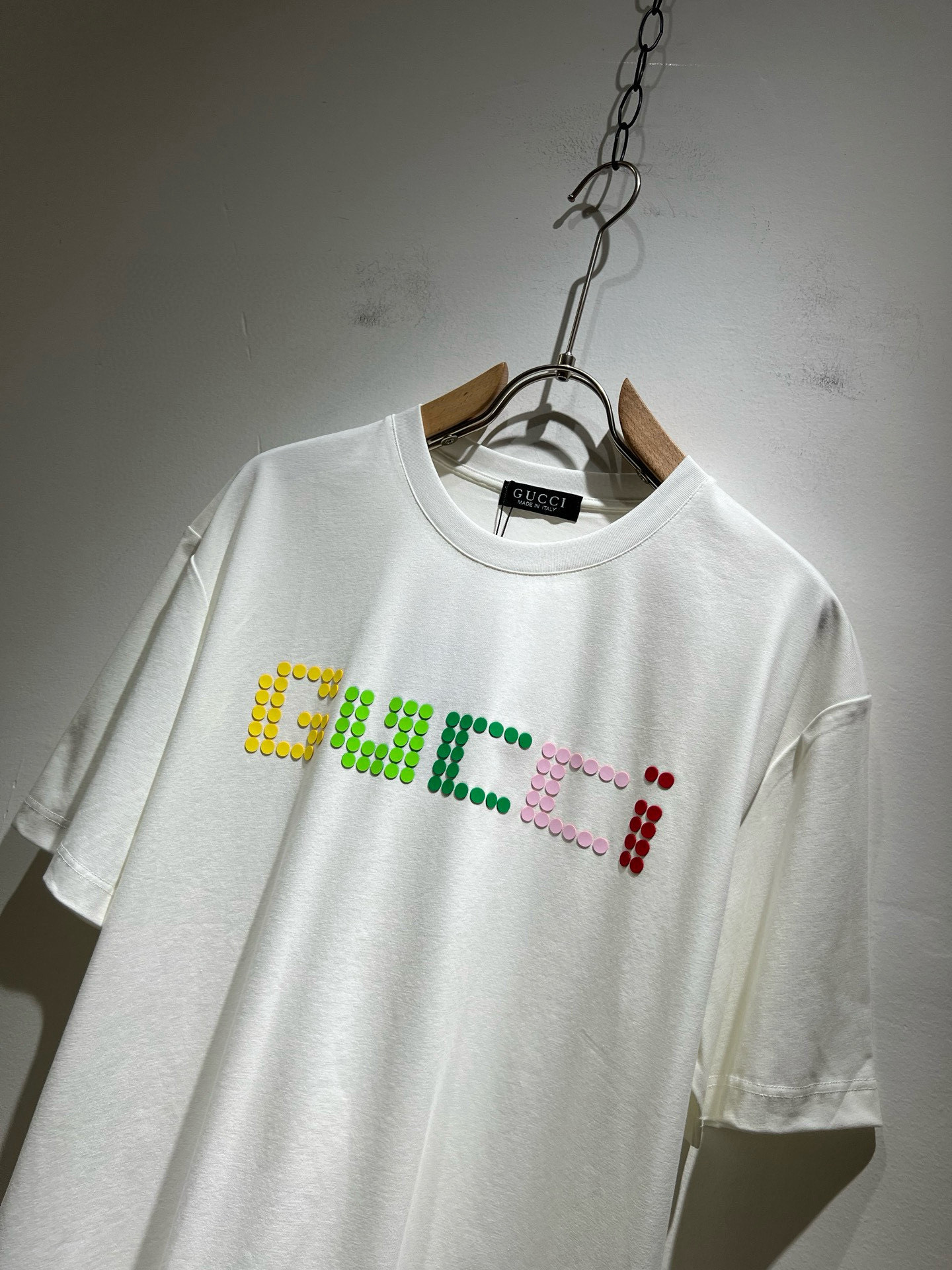 Gucc*古家 2026春夏新款男女同情侣款👫休闲宽松棉质圆领短袖T恤衫！贸易公司渠道稀出，同步官网发售