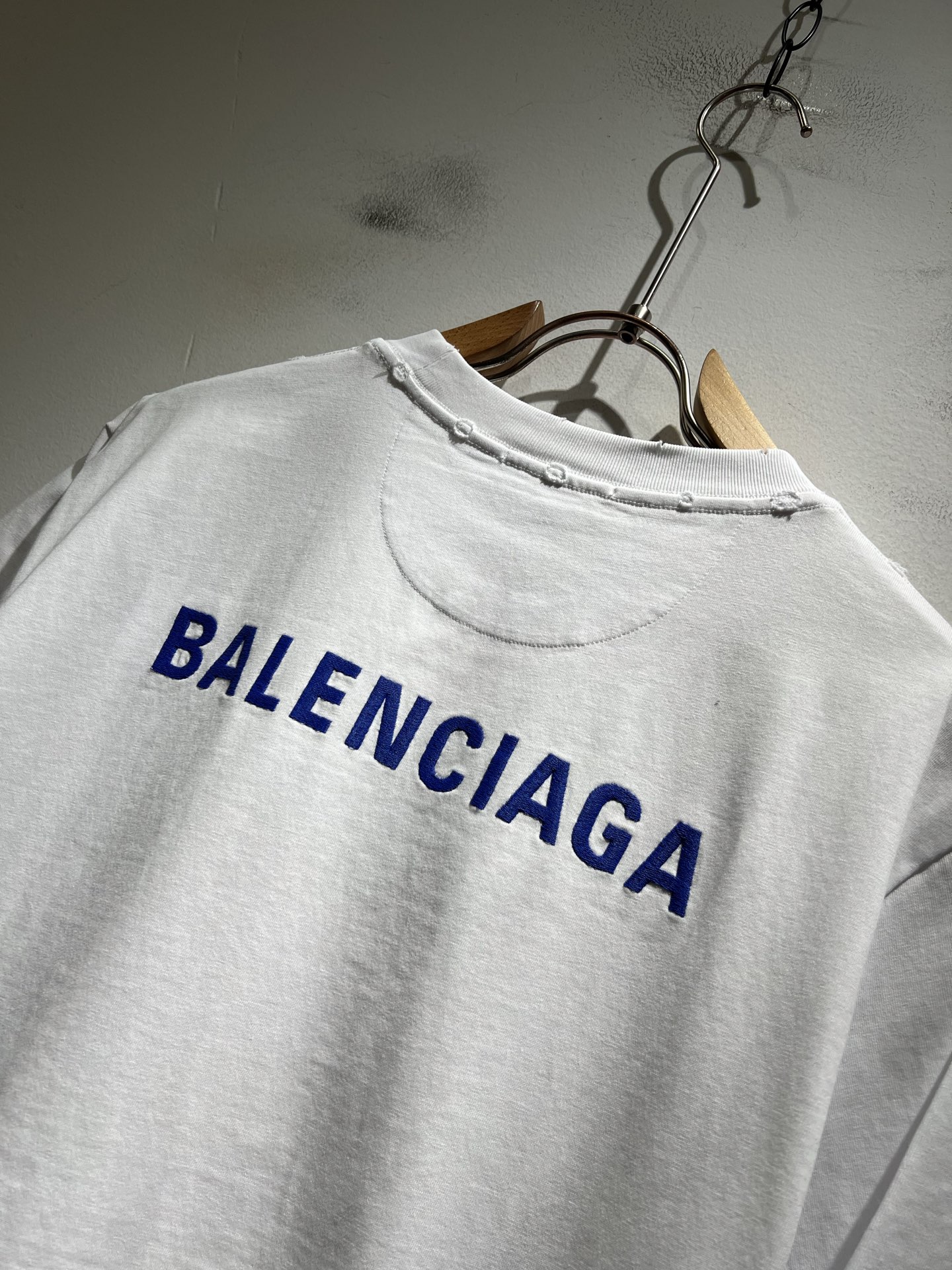 BALENCI*GA巴黎*家 2026春夏新款男女同款👫短袖T恤！走秀图案压胶时尚休闲短袖T恤衫！前后l