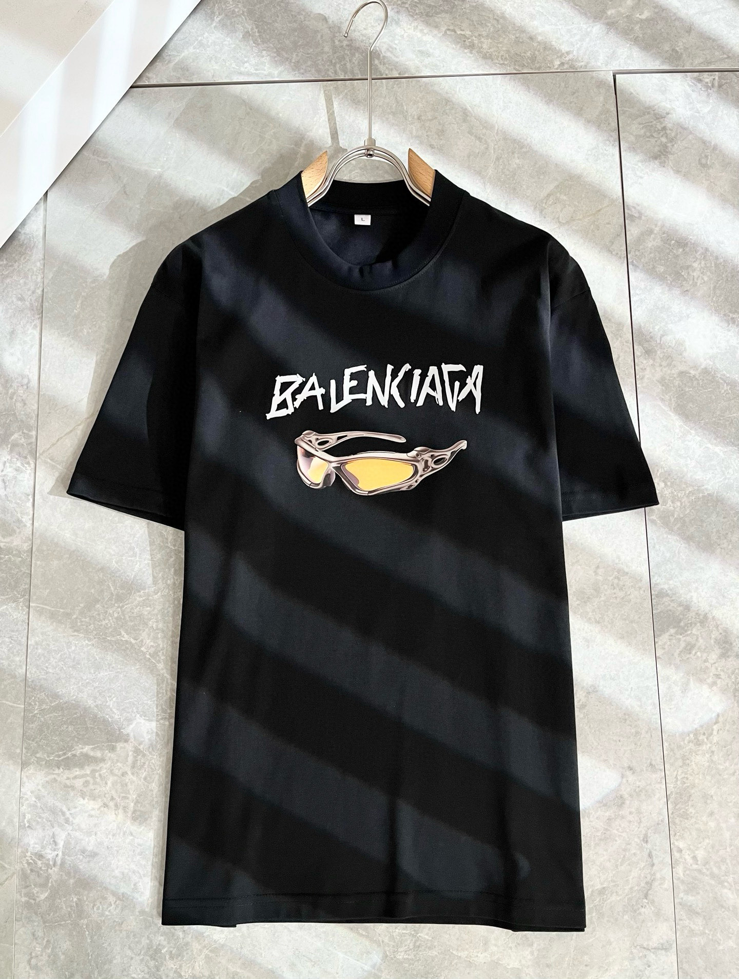 BALENCI*GA巴黎*家 2026春夏新款男女同款👫短袖T恤！走秀图案印花时尚休闲短袖T恤衫！设计l