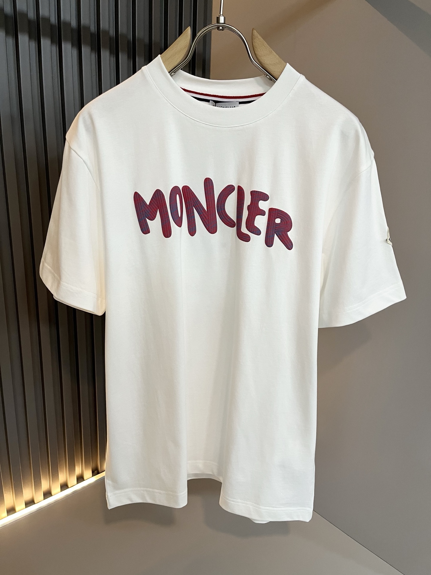 Moncler蒙家 2026春夏最新男女同款👫贸易订单短袖T恤，全品相！！网红款！采用logo图案印花设