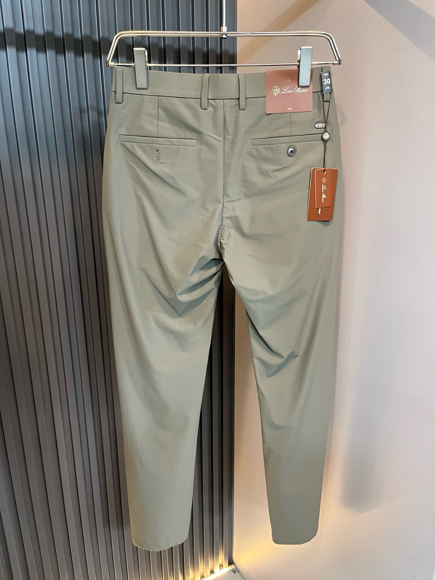 Loro Piana诺悠翩雅 2026春夏新品男士时装款高端休闲裤，香港洋行渠道货，日本原厂出品，纯血统