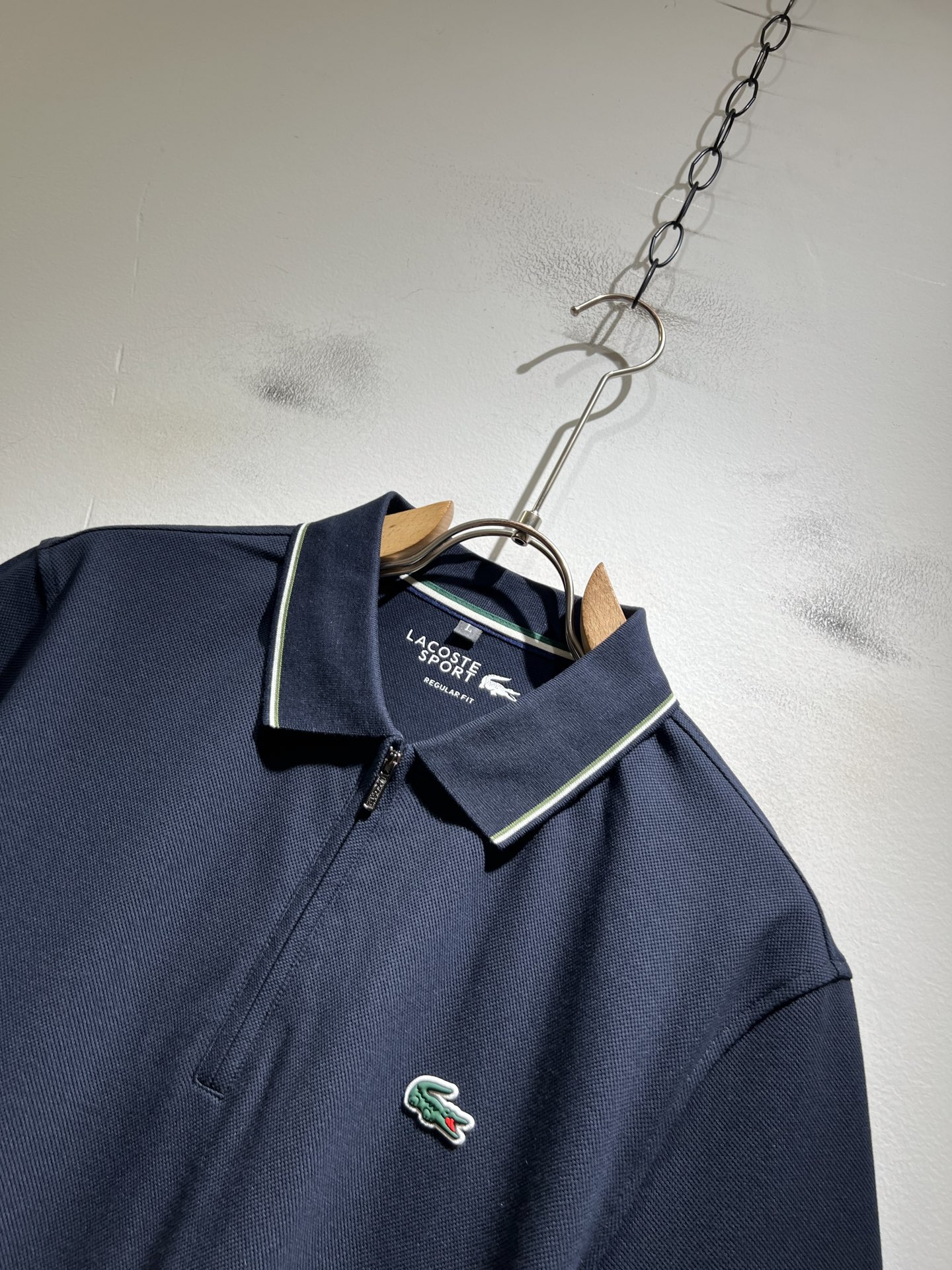 LACOSTE法国鳄鱼 2026春夏男士最新的贸易订单短袖Polo衫，全品相！！胸前采用logo图案压胶