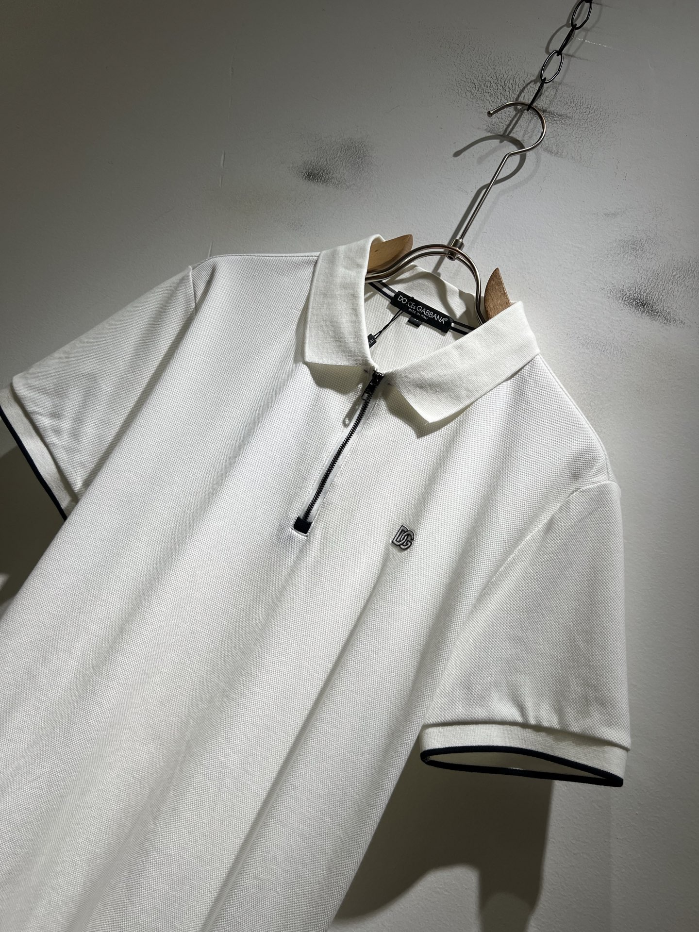 Dolce&Gabba*a 杜嘉*纳2026春夏新款男士短袖Polo衫，专柜同步发售！定制专属珠地棉面料