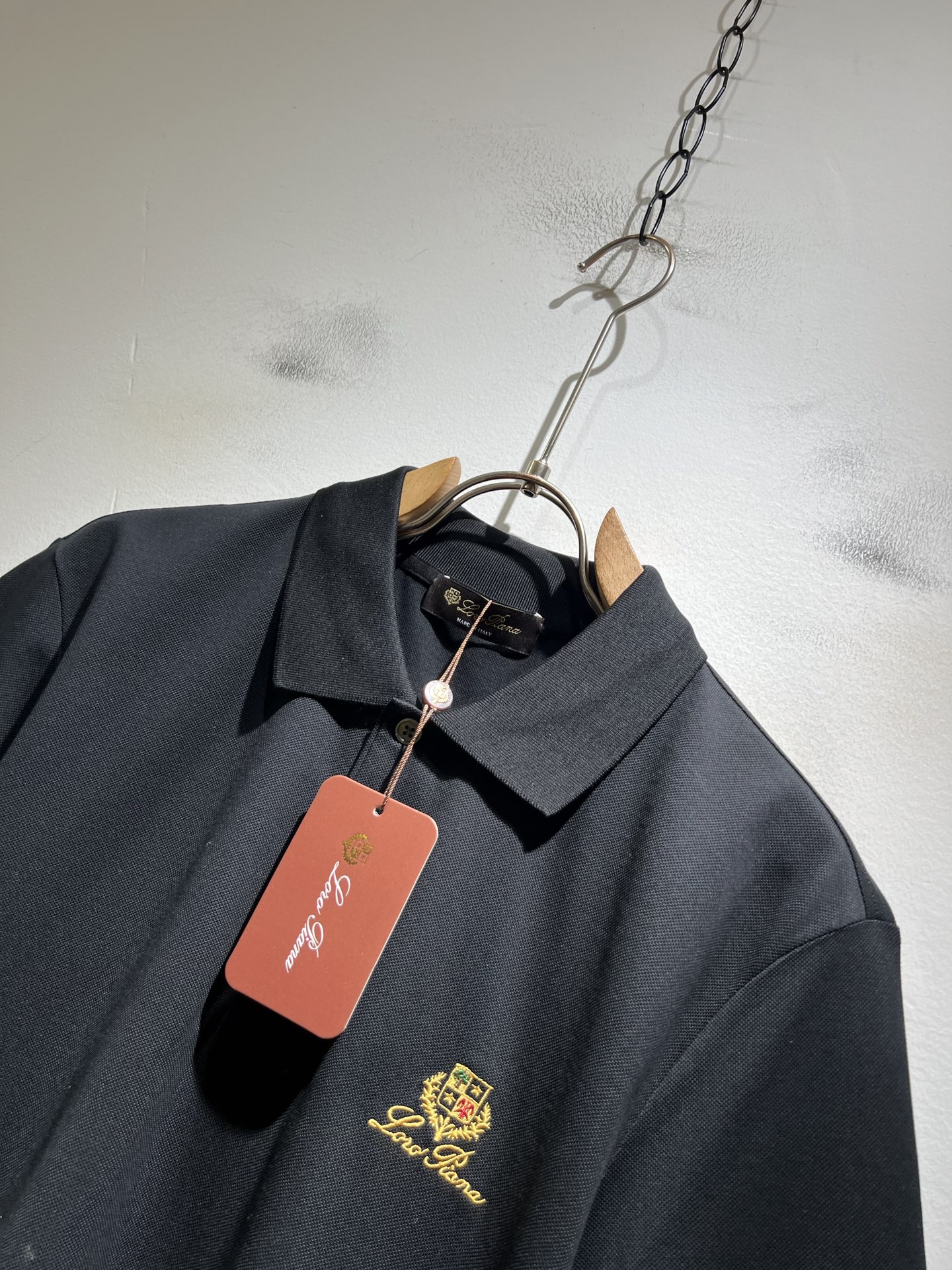 Loro Piana诺悠翩雅 2026春夏男士最新的贸易订单短袖Polo衫，全品相！！定制珠地纯棉面料！