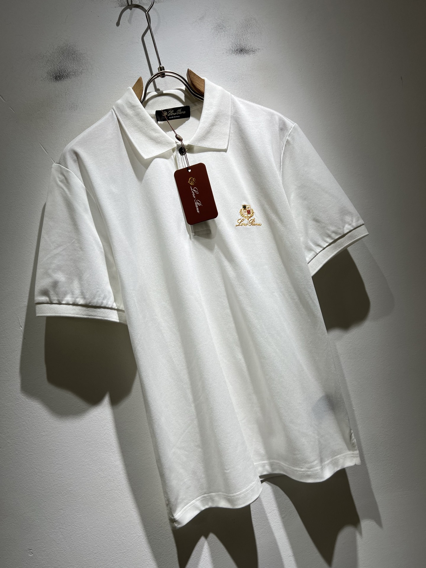 Loro Piana诺悠翩雅 2026春夏男士最新的贸易订单短袖Polo衫，全品相！！定制珠地纯棉面料！