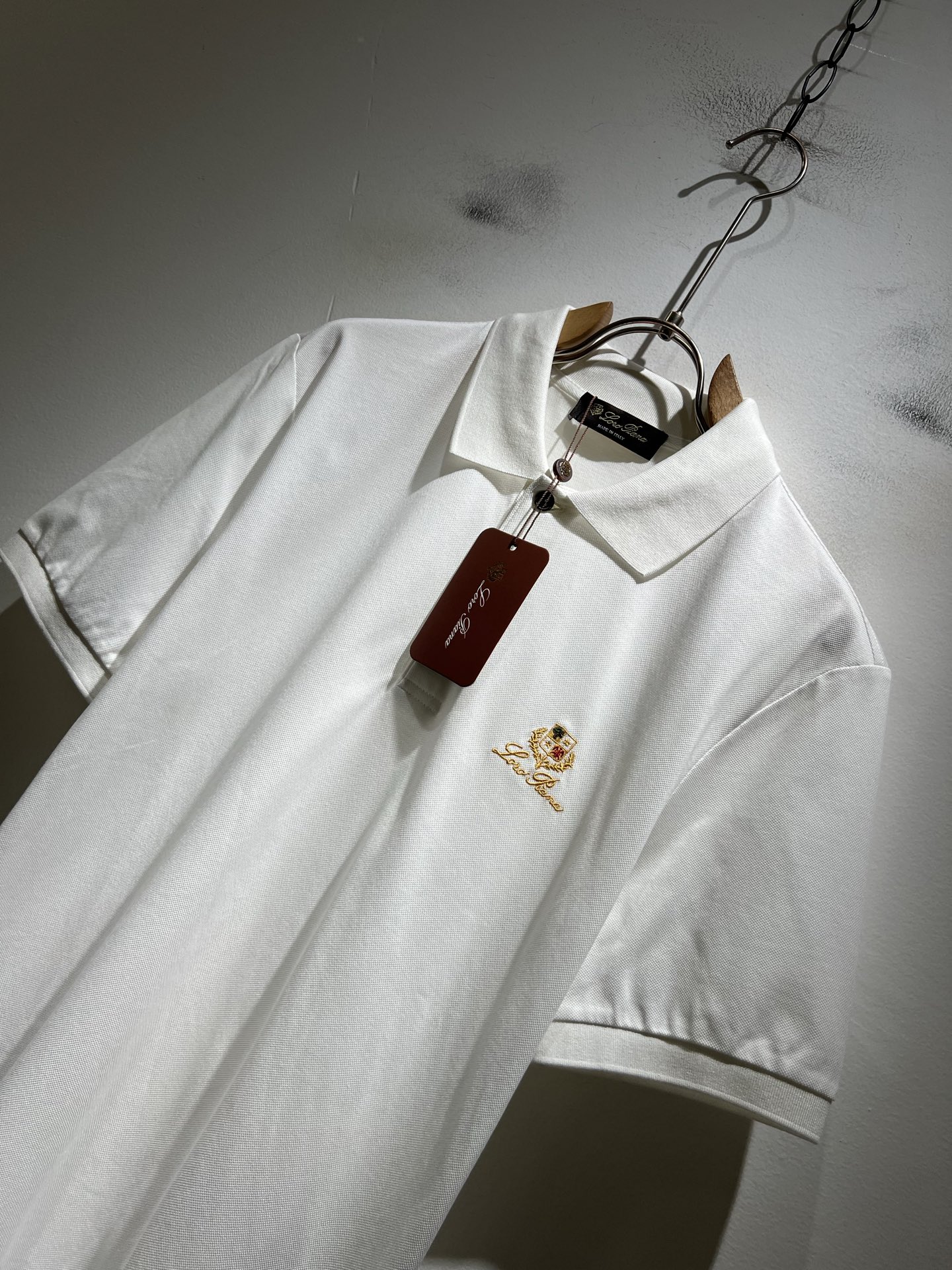 Loro Piana诺悠翩雅 2026春夏男士最新的贸易订单短袖Polo衫，全品相！！定制珠地纯棉面料！