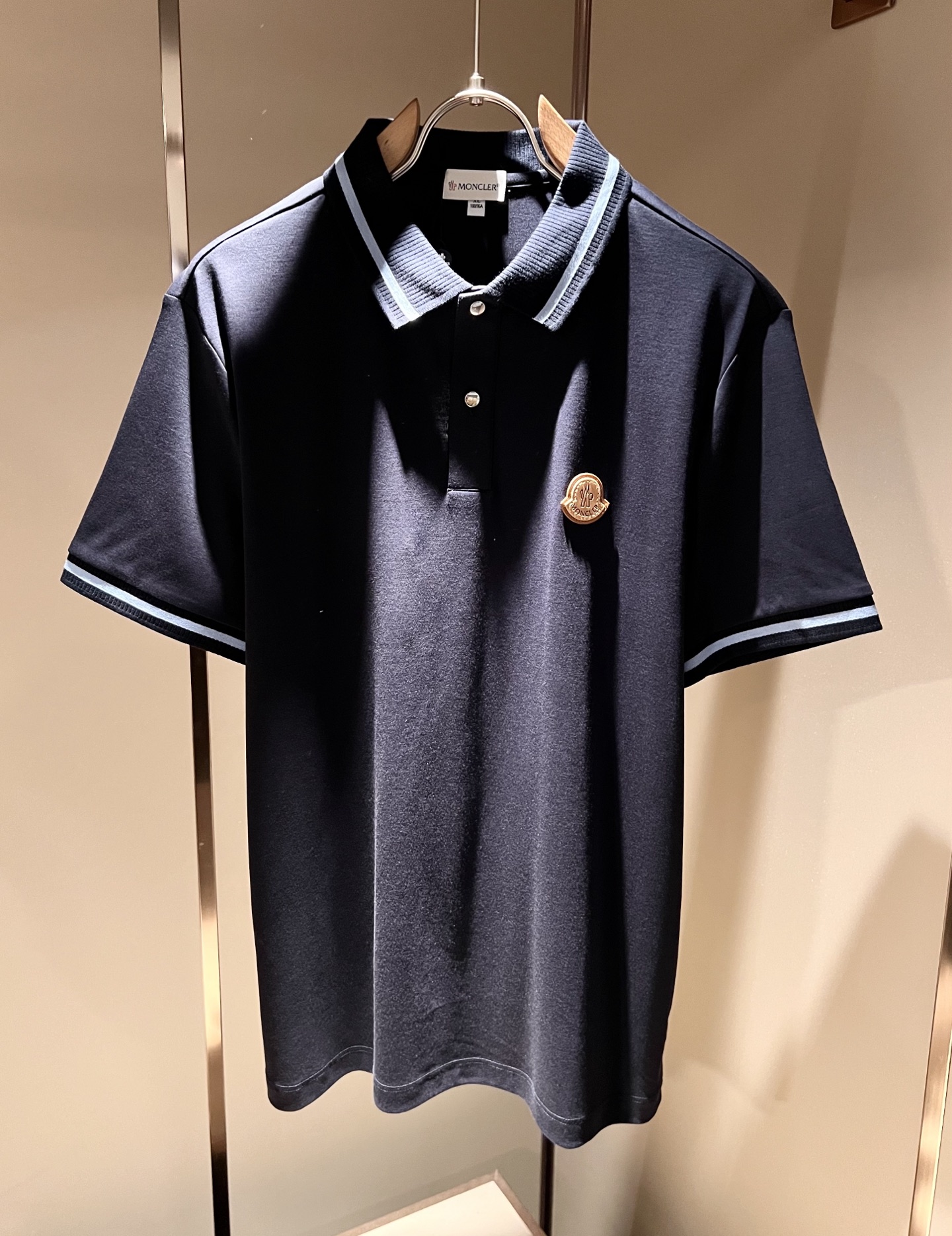 MON蒙**口2026春夏新款男士原单男士短袖POLO衫，贸易公司货，官网同步发售！此类型的基础单品是每