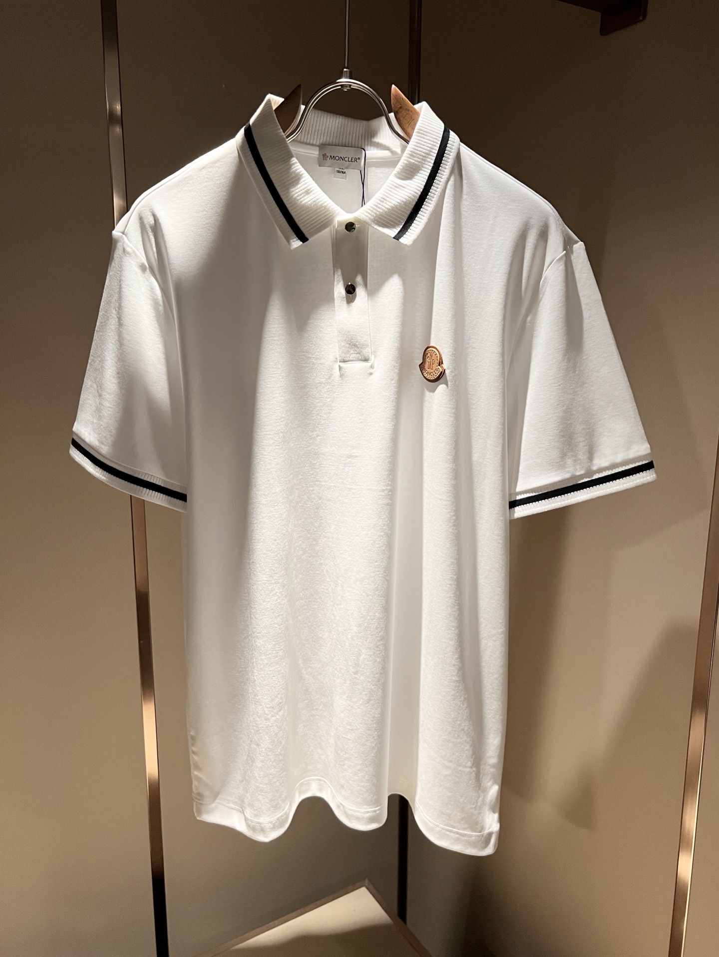 MON蒙**口2026春夏新款男士原单男士短袖POLO衫，贸易公司货，官网同步发售！此类型的基础单品是每