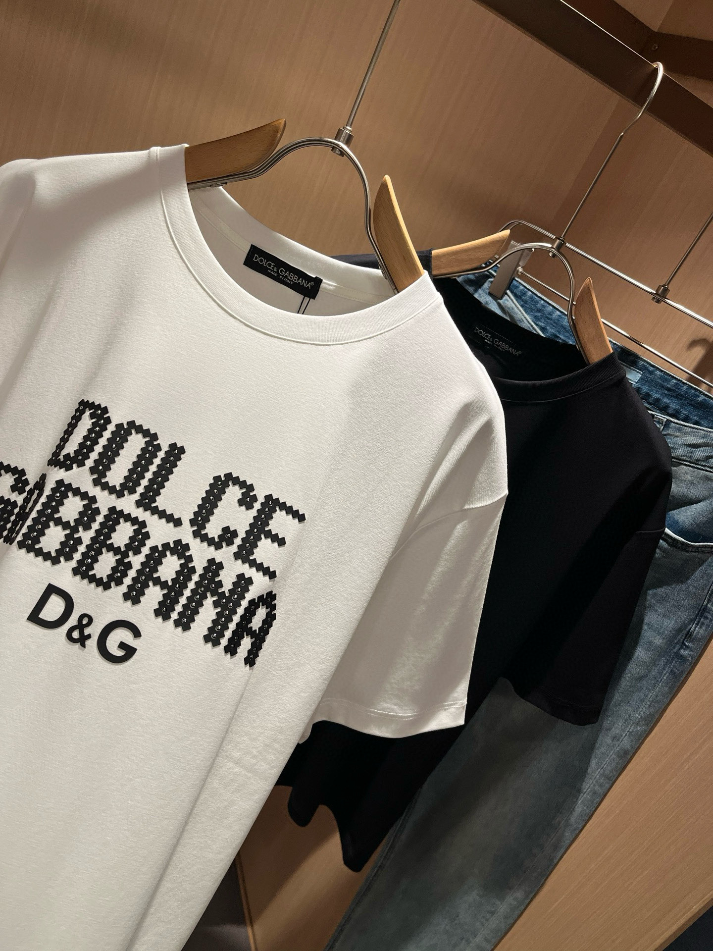 Dolce&Gabba*a 杜嘉*纳2026春夏新款男女同款👫短袖T恤，专柜同步发售！定制专属纯棉面料，