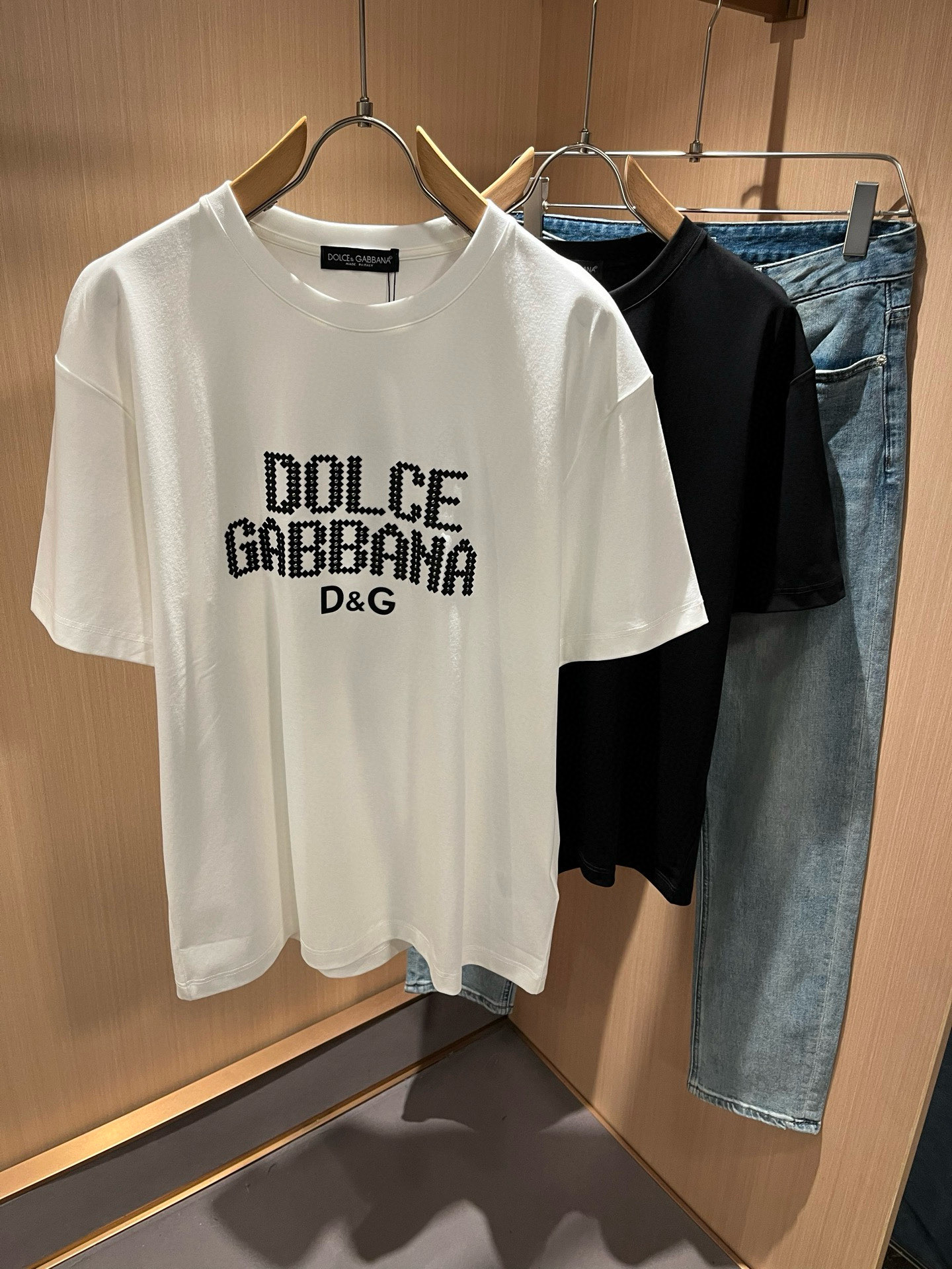 Dolce&Gabba*a 杜嘉*纳2026春夏新款男女同款👫短袖T恤，专柜同步发售！定制专属纯棉面料，