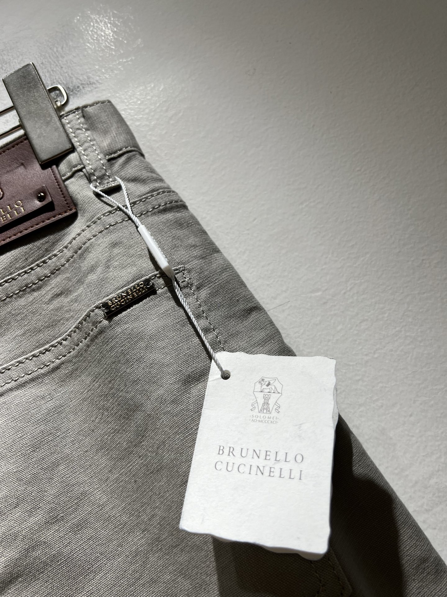BC-Brunello Cucineli 2026春夏新品男士时装款高端休闲裤，香港洋行渠道货，日本原厂