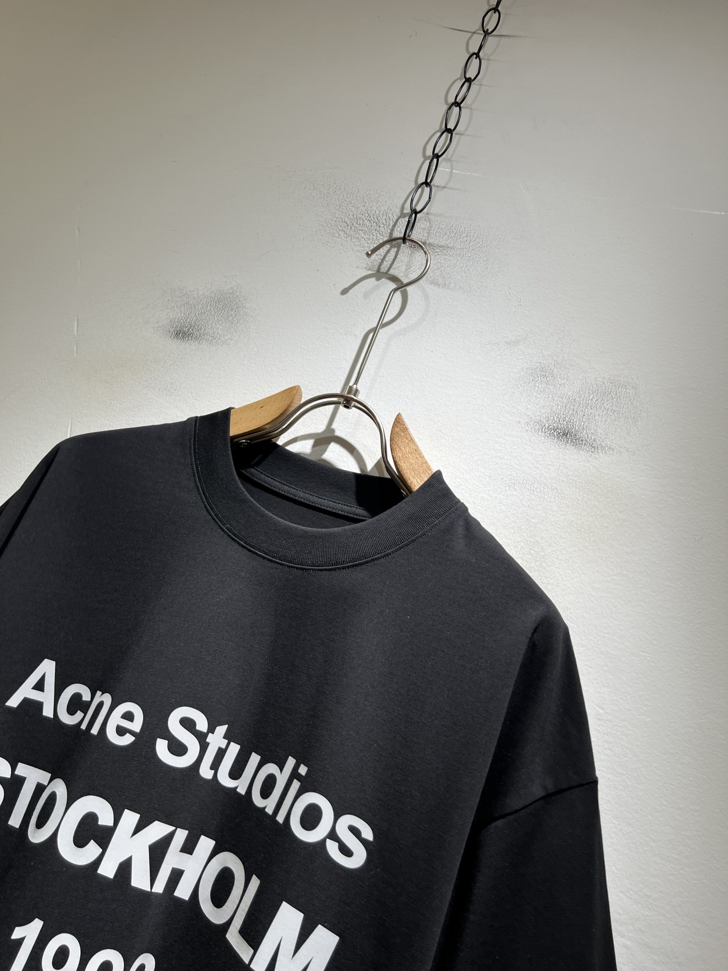 Acne Studi*os2026春夏新款男女同款👫短袖T恤，专柜同步发售！定制专属洗水纯棉面料，定制原