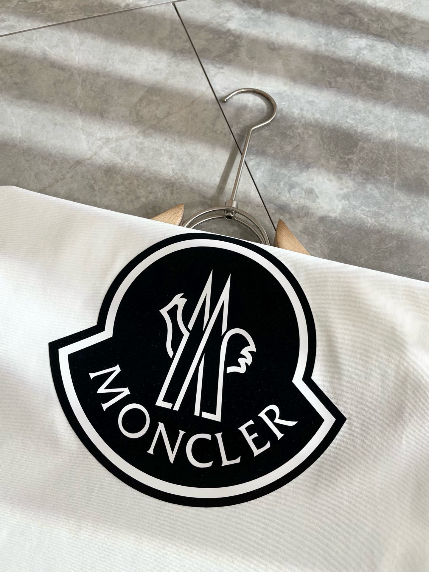 Moncler蒙家 2026春夏最新男女同款👫贸易订单短袖T恤，全品相！！网红款！采用logo图案压胶设