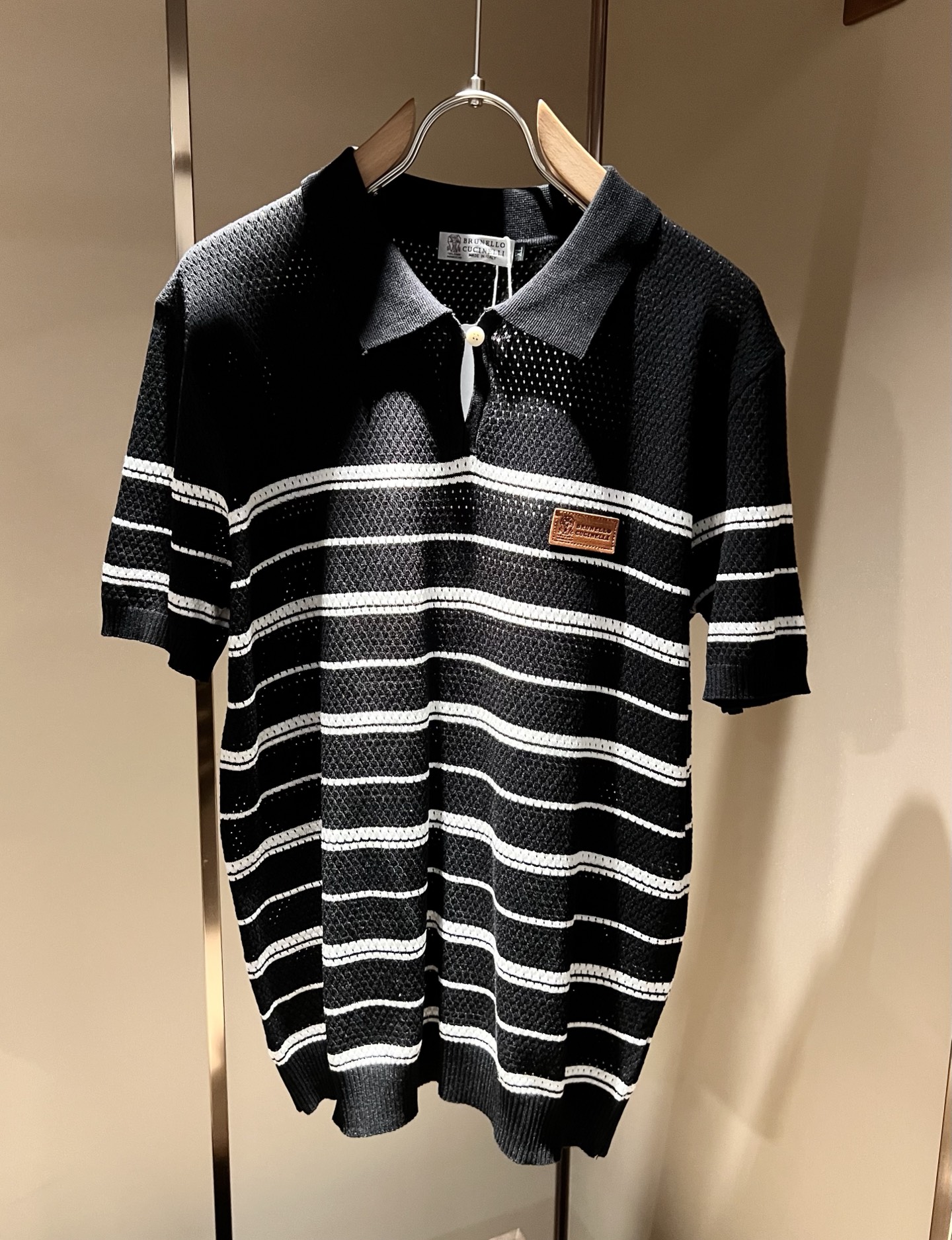 bc-Brunello Cucineli 2026春夏新款男士短袖针织Polo衫，众多明星都爱穿的时尚百
