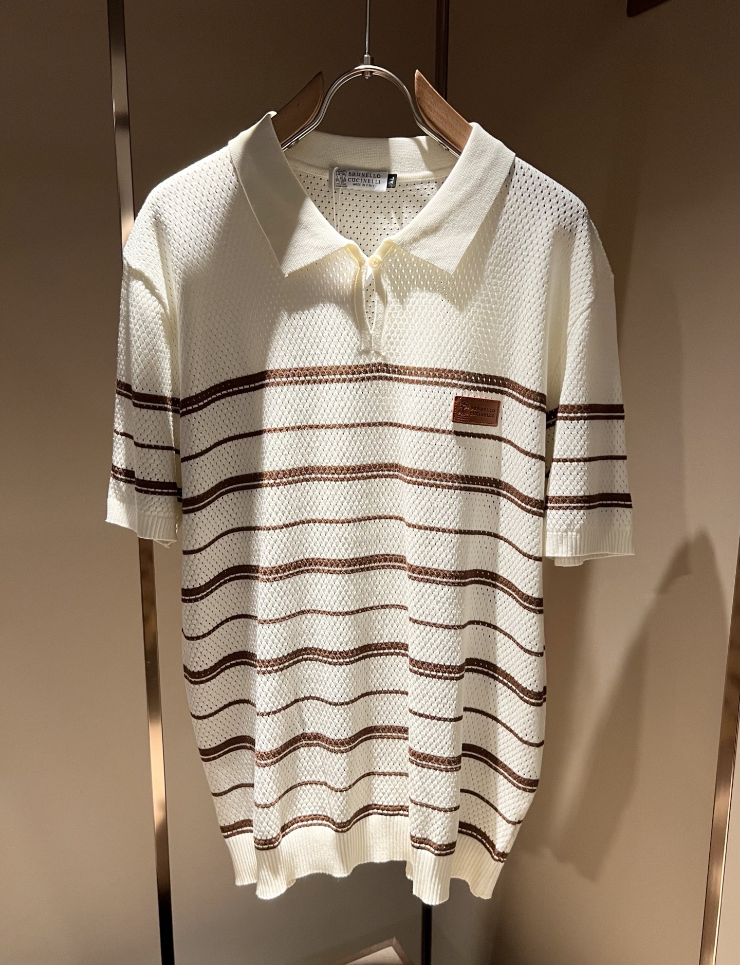 bc-Brunello Cucineli 2026春夏新款男士短袖针织Polo衫，众多明星都爱穿的时尚百