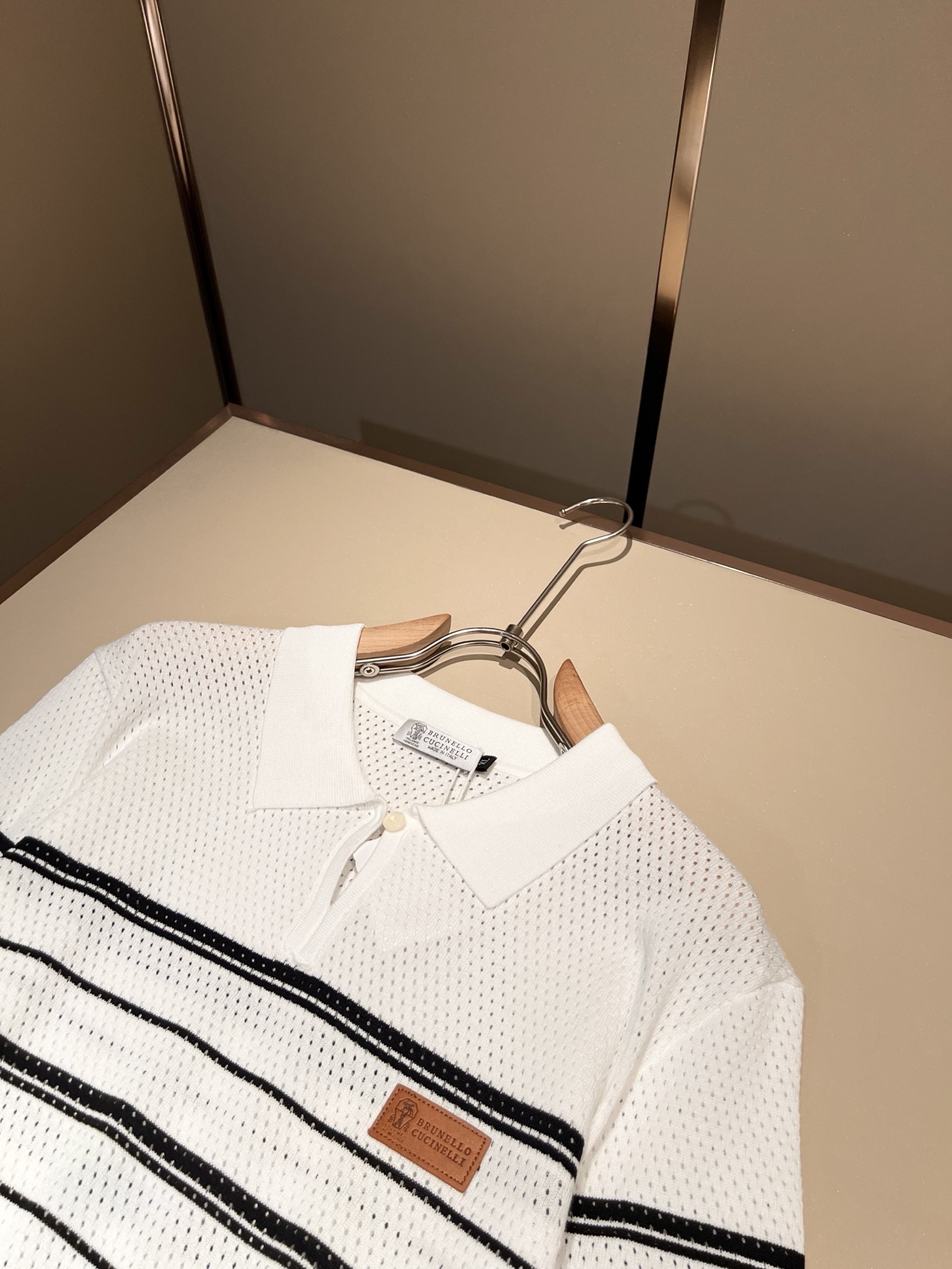 bc-Brunello Cucineli 2026春夏新款男士短袖针织Polo衫，众多明星都爱穿的时尚百