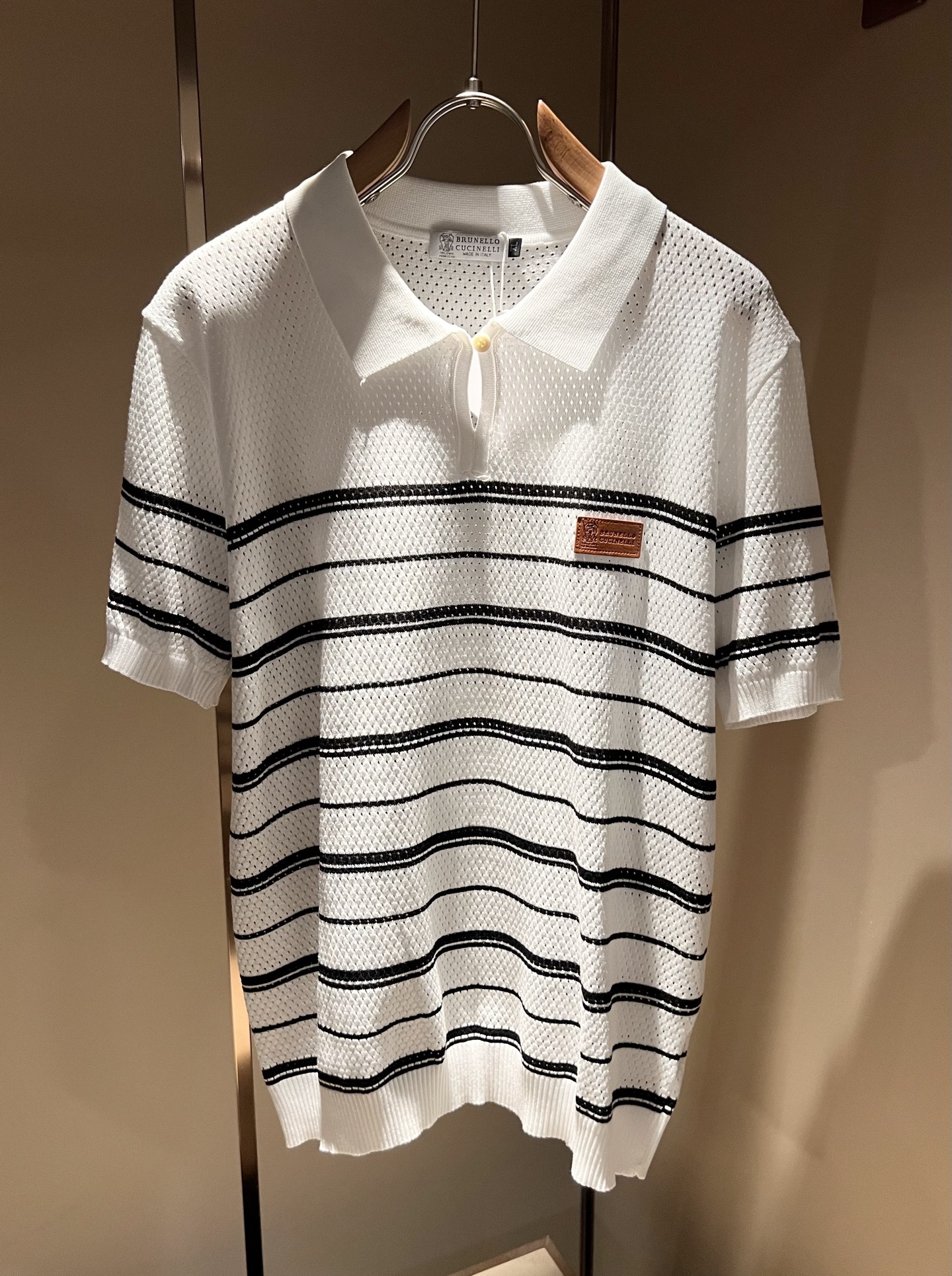 bc-Brunello Cucineli 2026春夏新款男士短袖针织Polo衫，众多明星都爱穿的时尚百
