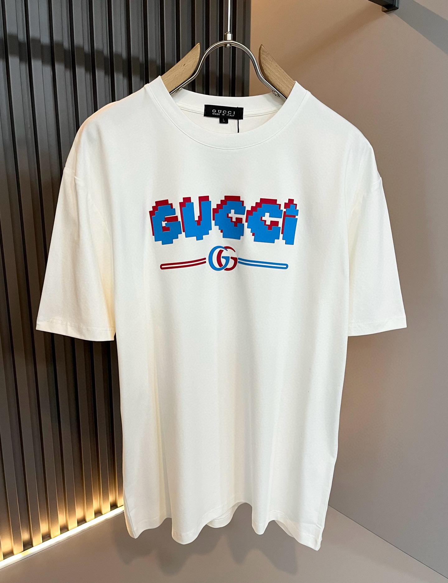 Gucc*古家 2026春夏新款男女同情侣款👫休闲宽松棉质圆领短袖T恤衫！贸易公司渠道稀出，同步官网发售