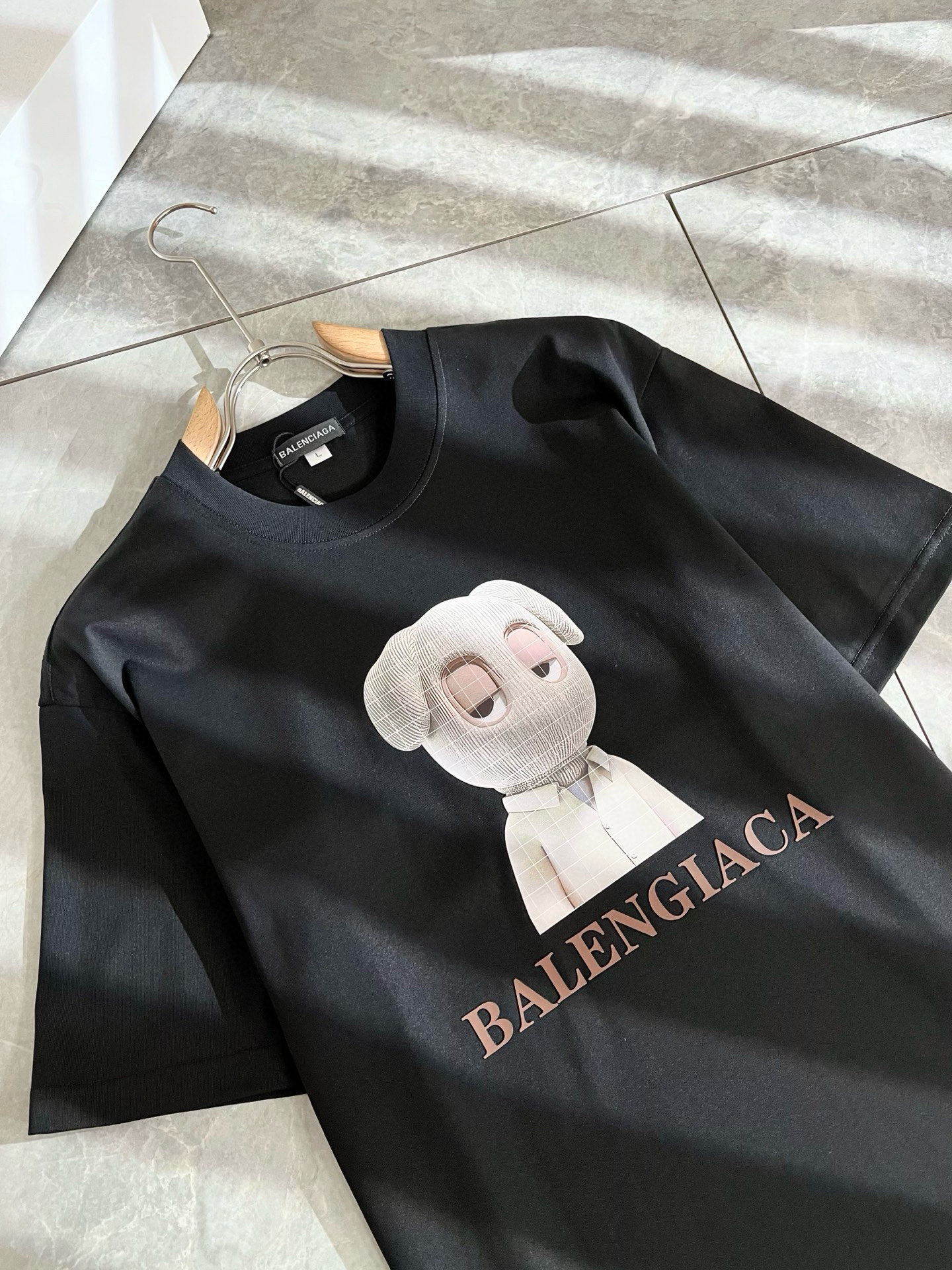 BALENCI*GA巴黎*家 2026春夏新款男女同款👫短袖T恤！走秀图案印花时尚休闲短袖T恤衫！设计l