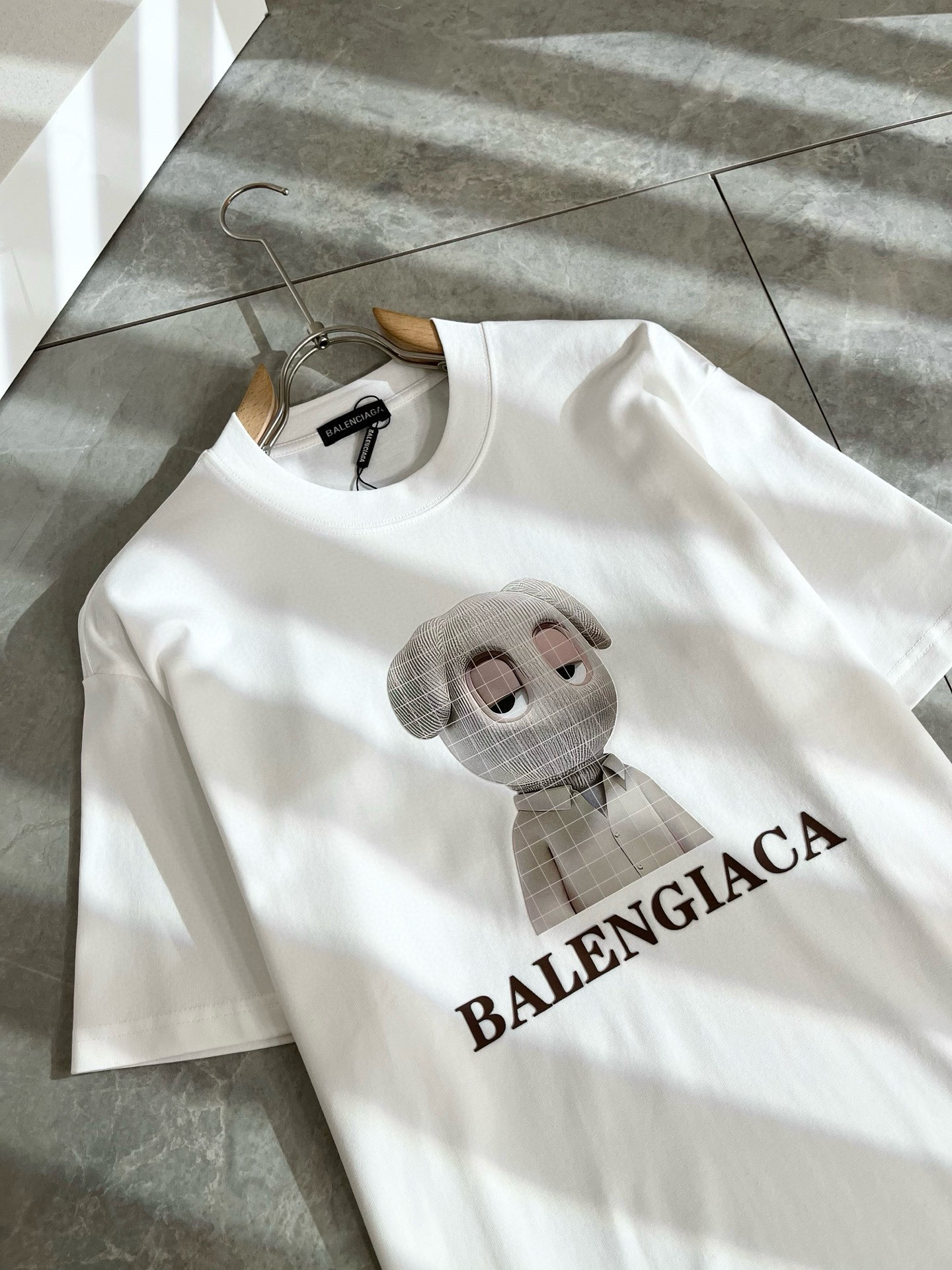 BALENCI*GA巴黎*家 2026春夏新款男女同款👫短袖T恤！走秀图案印花时尚休闲短袖T恤衫！设计l