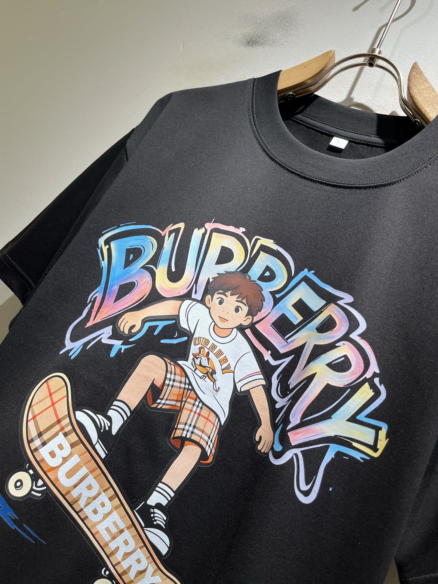 BURBER*Y巴*莉2026春夏新品男女同款👫短袖T恤，重磅来袭，最近比较火热的环保纯棉面料制作而成，