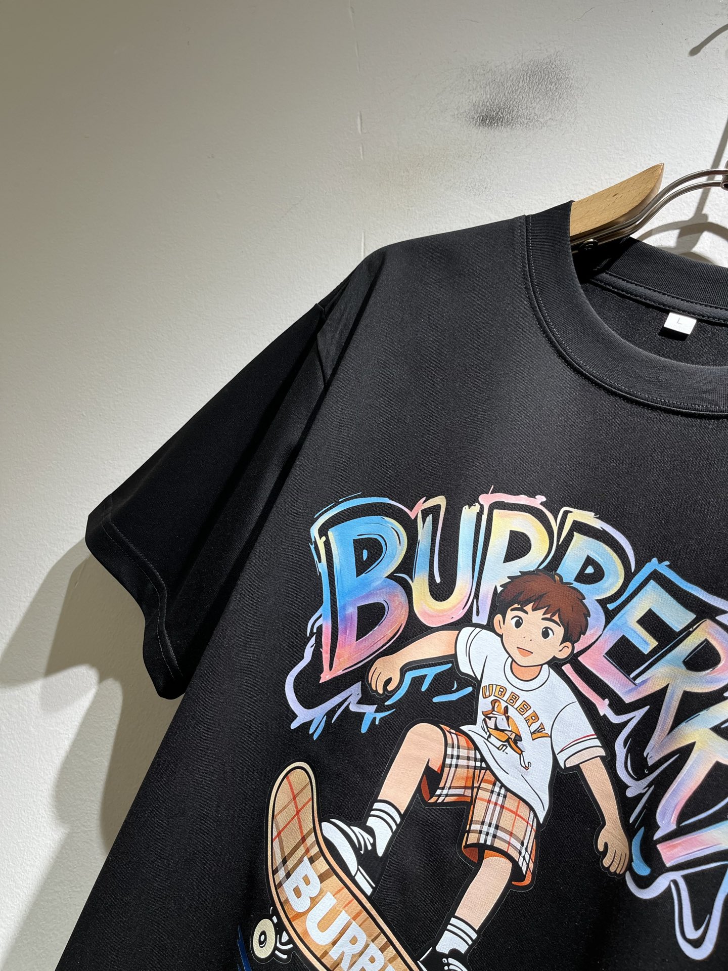 BURBER*Y巴*莉2026春夏新品男女同款👫短袖T恤，重磅来袭，最近比较火热的环保纯棉面料制作而成，