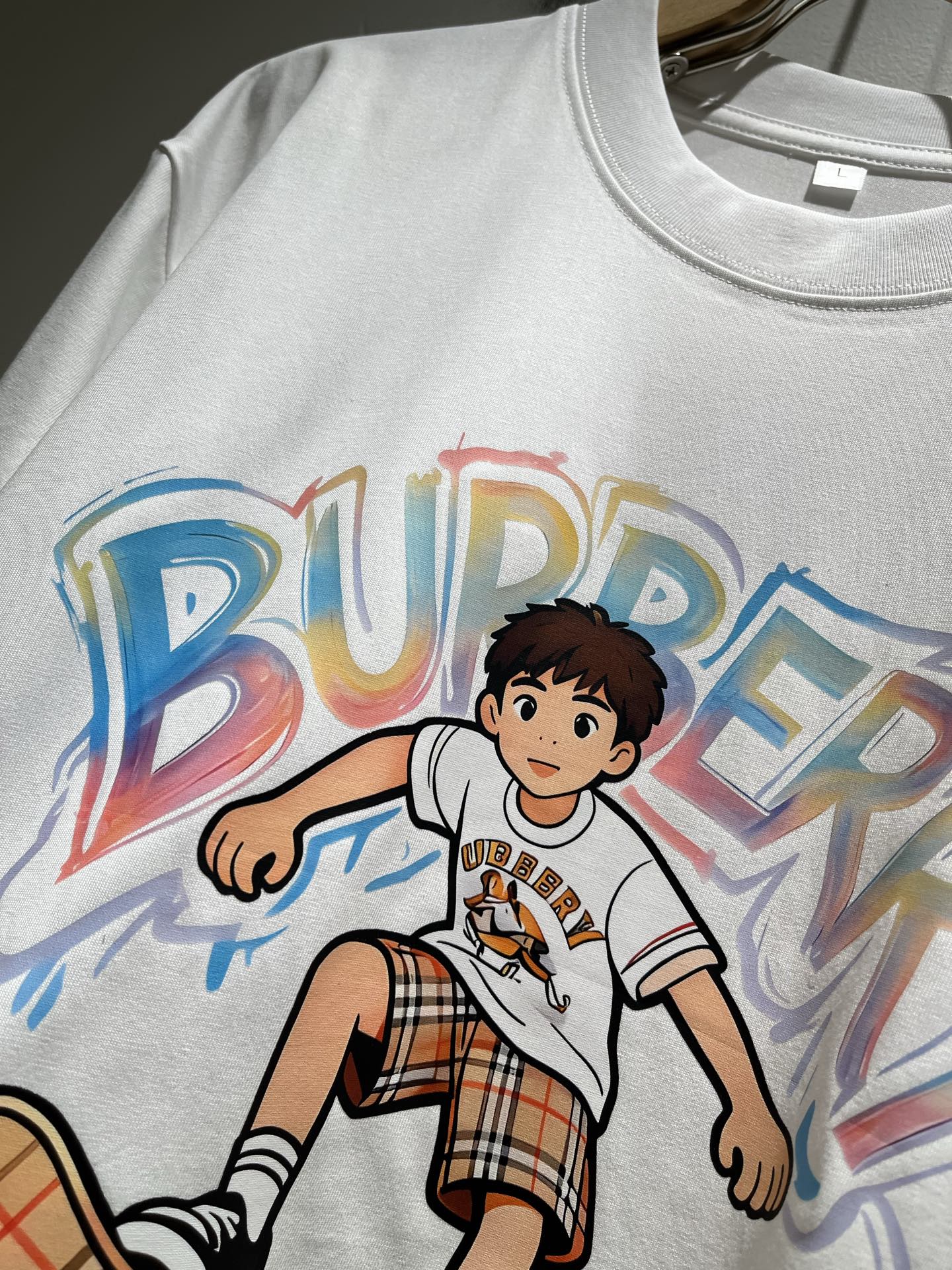 BURBER*Y巴*莉2026春夏新品男女同款👫短袖T恤，重磅来袭，最近比较火热的环保纯棉面料制作而成，
