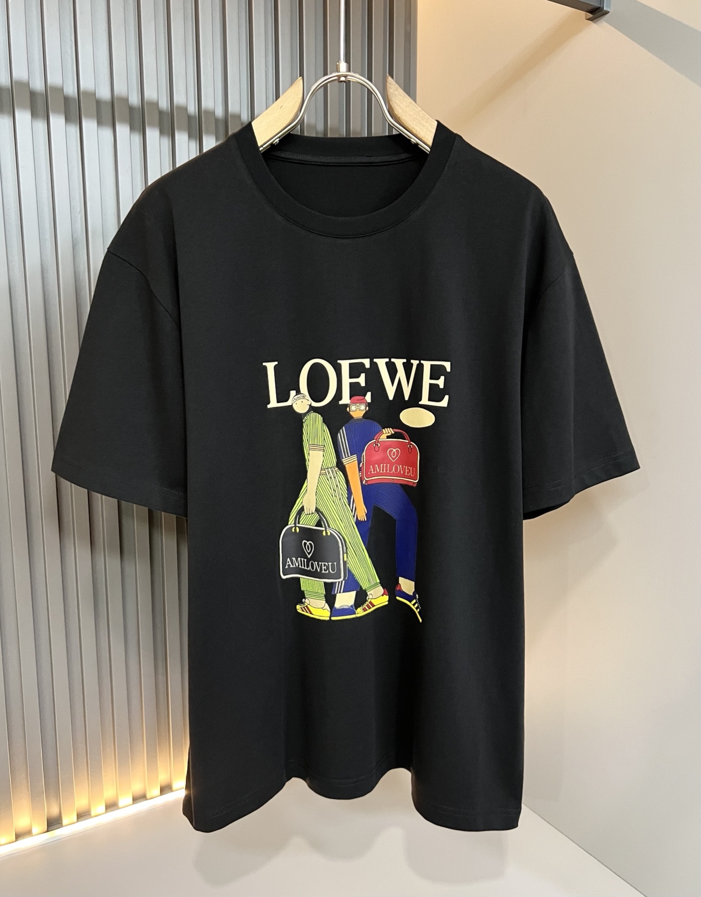 LOE*WE罗*威 2026春夏新款男女同款👫短袖T恤，意大利原厂订单渠道，极具个性高级风，标志logo