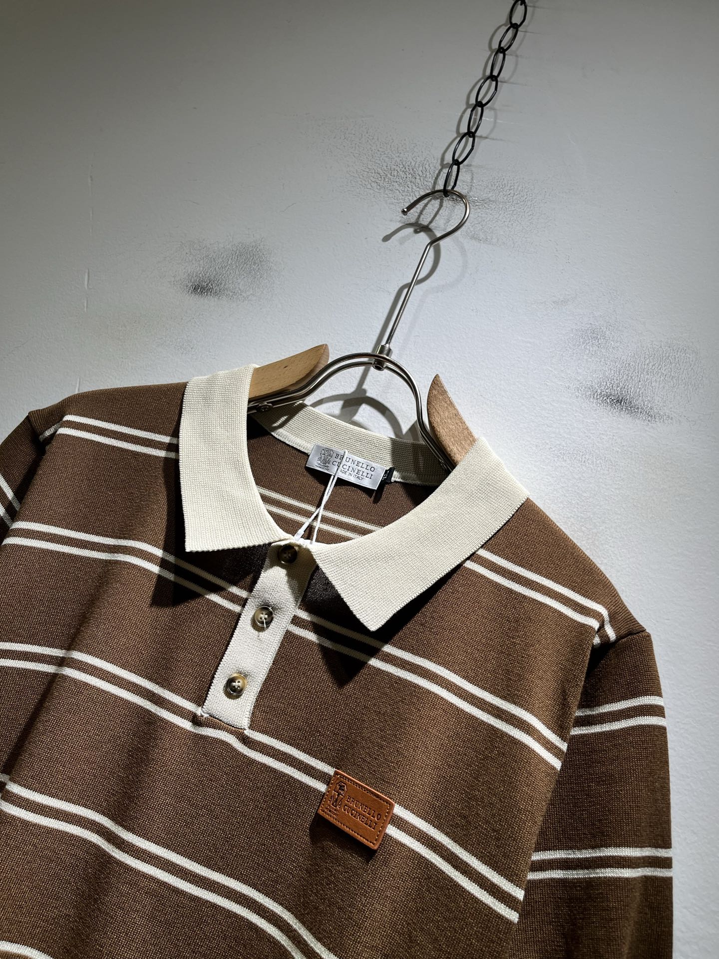 bc-Brunello Cucineli 2026春夏新款男士短袖针织Polo衫，众多明星都爱穿的时尚百