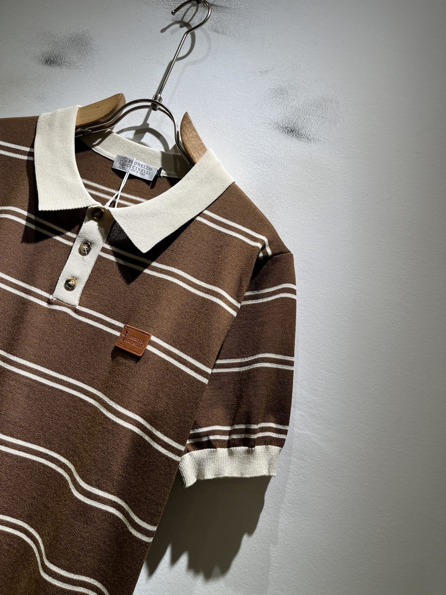 bc-Brunello Cucineli 2026春夏新款男士短袖针织Polo衫，众多明星都爱穿的时尚百