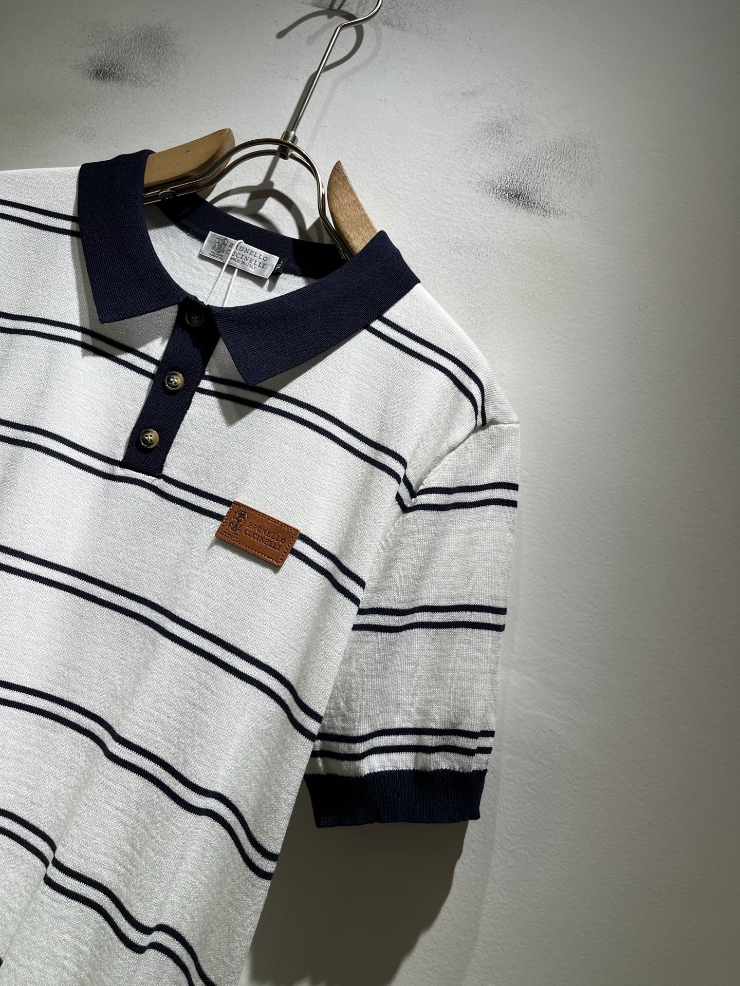 bc-Brunello Cucineli 2026春夏新款男士短袖针织Polo衫，众多明星都爱穿的时尚百
