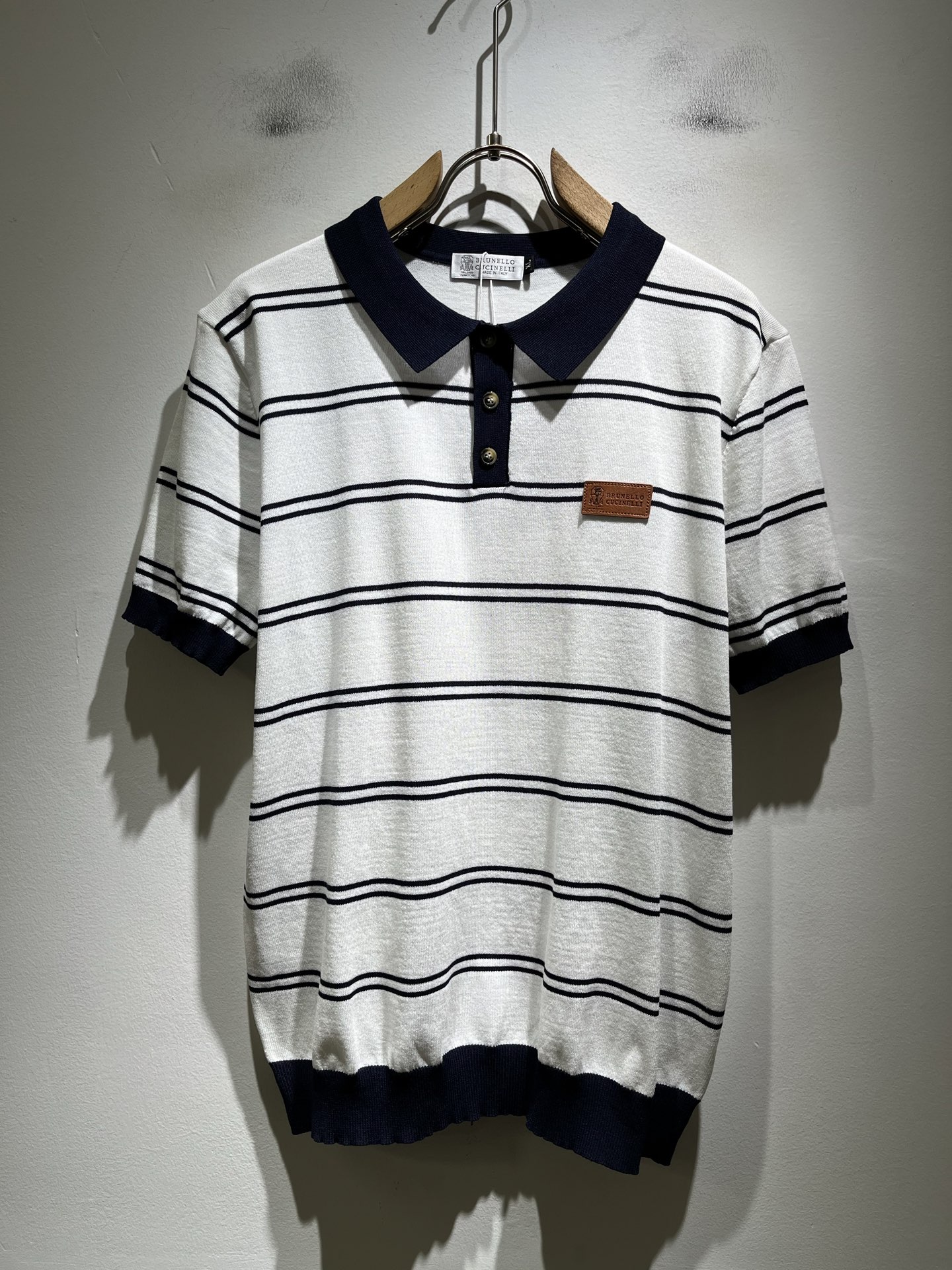 bc-Brunello Cucineli 2026春夏新款男士短袖针织Polo衫，众多明星都爱穿的时尚百