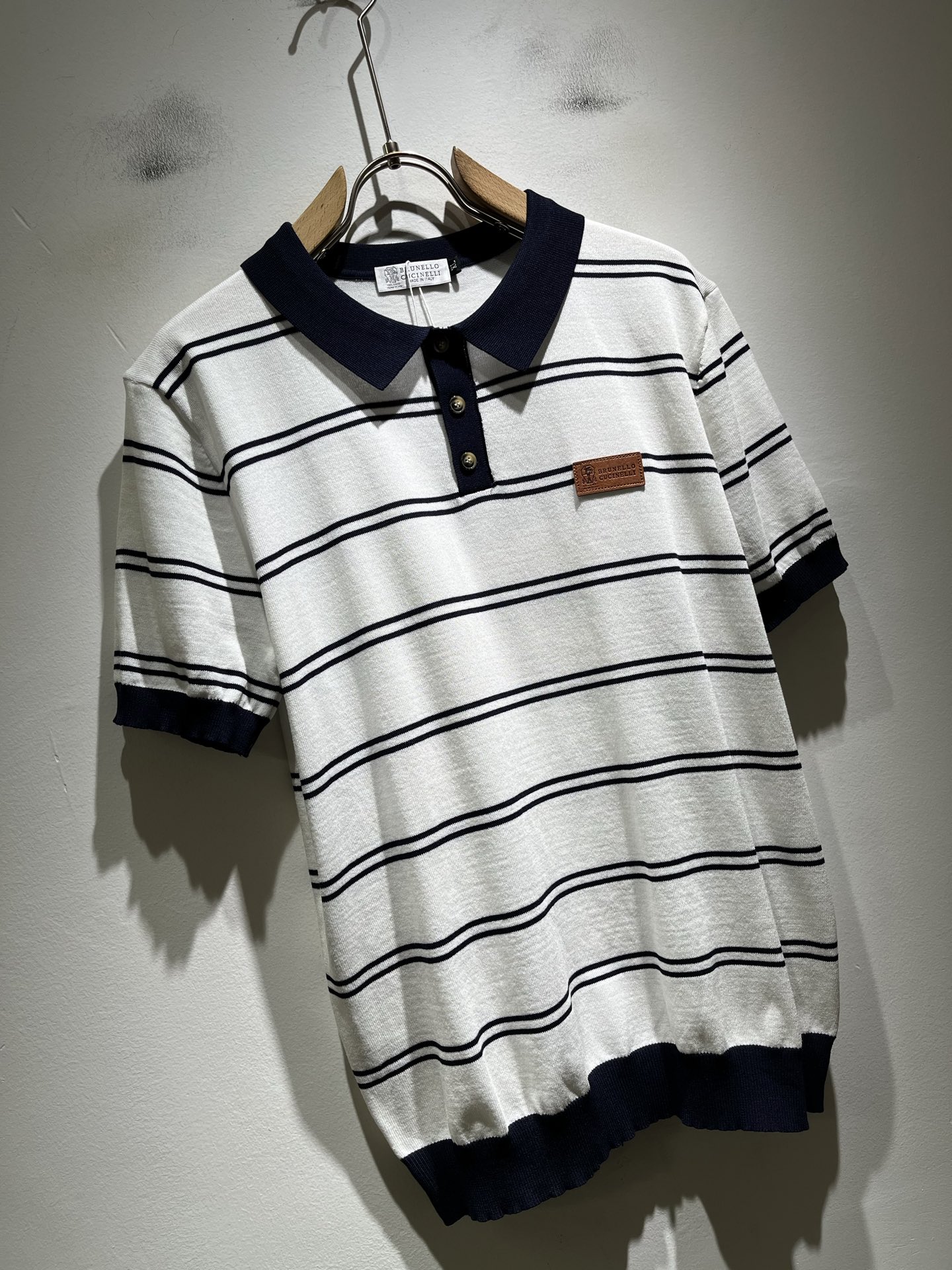bc-Brunello Cucineli 2026春夏新款男士短袖针织Polo衫，众多明星都爱穿的时尚百