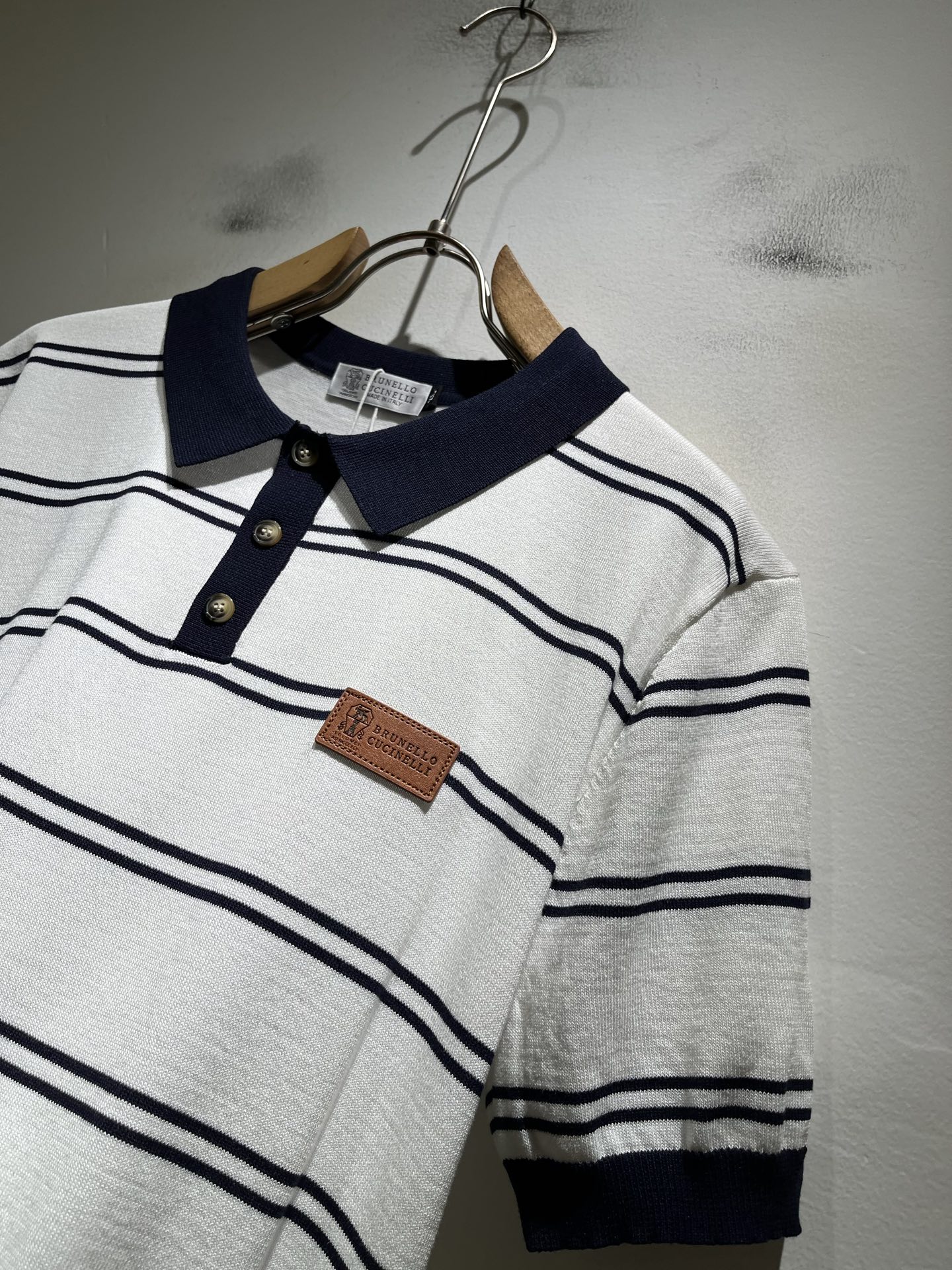 bc-Brunello Cucineli 2026春夏新款男士短袖针织Polo衫，众多明星都爱穿的时尚百